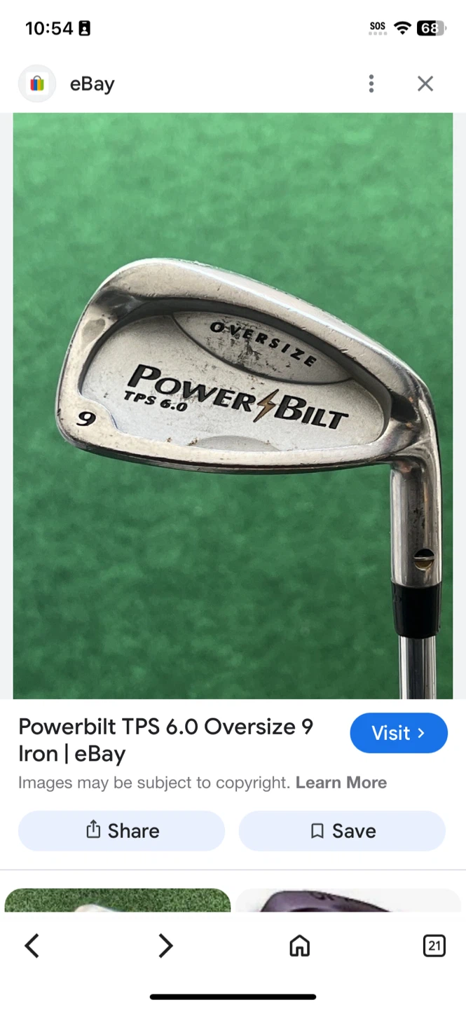 🥕PowerBilt TPS 6.0 Oversize 9 Iron Golf Club Set - photo 4