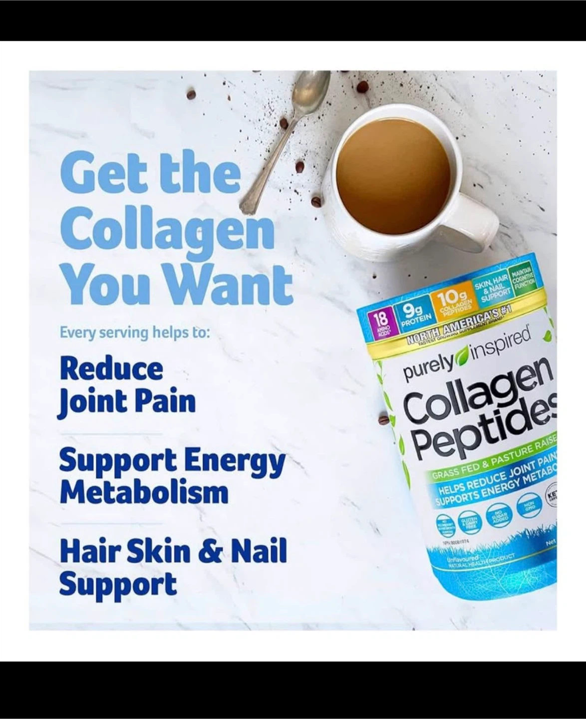 New Sealed Purely Inspired Collagen Peptides - photo 3