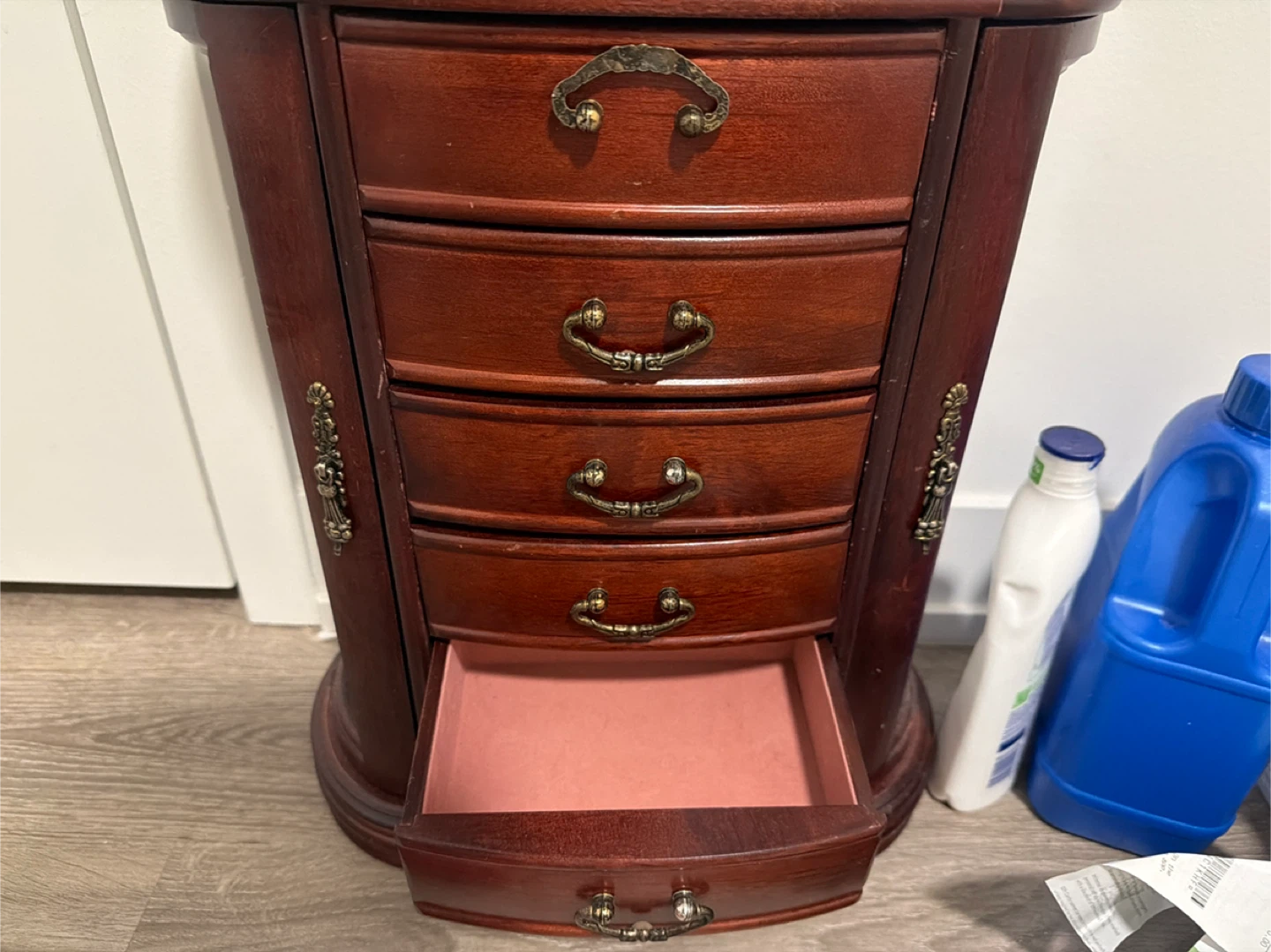 Wooden Jewellery Box with Drawers - photo 2