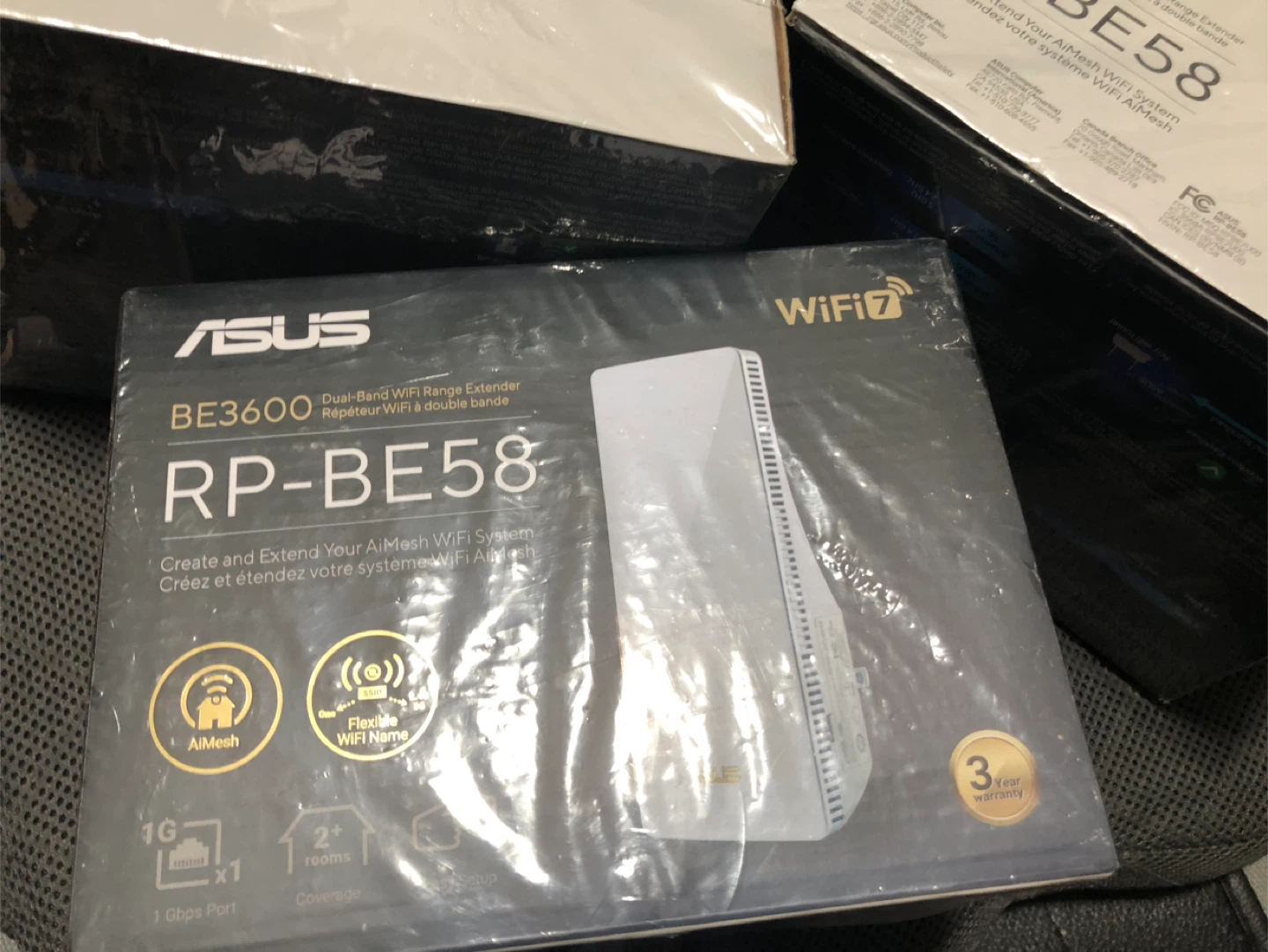 ASUS RP-BE58 BE3600 Dual-Band WiFi 7 Range Extender