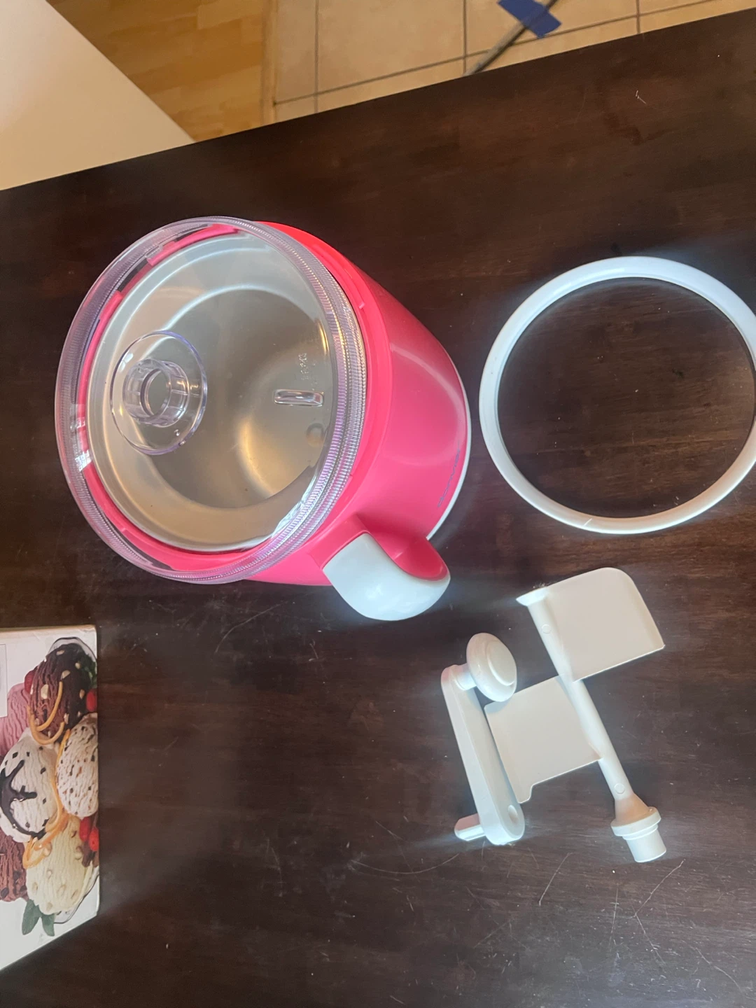 Donvier Ice Cream Maker Sorbetiere - Pink - photo 2