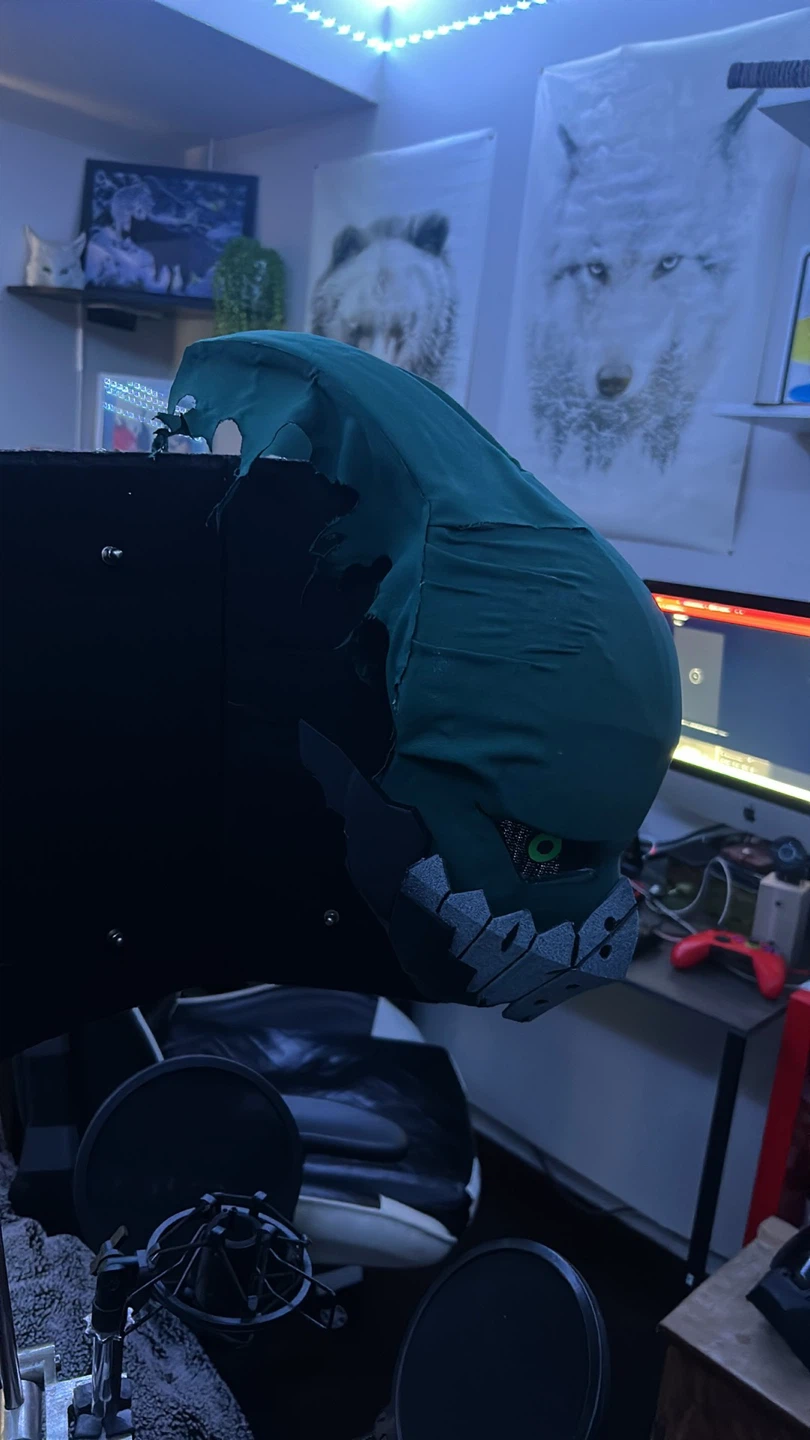 Dark deku Mask from my hero academia - photo 2