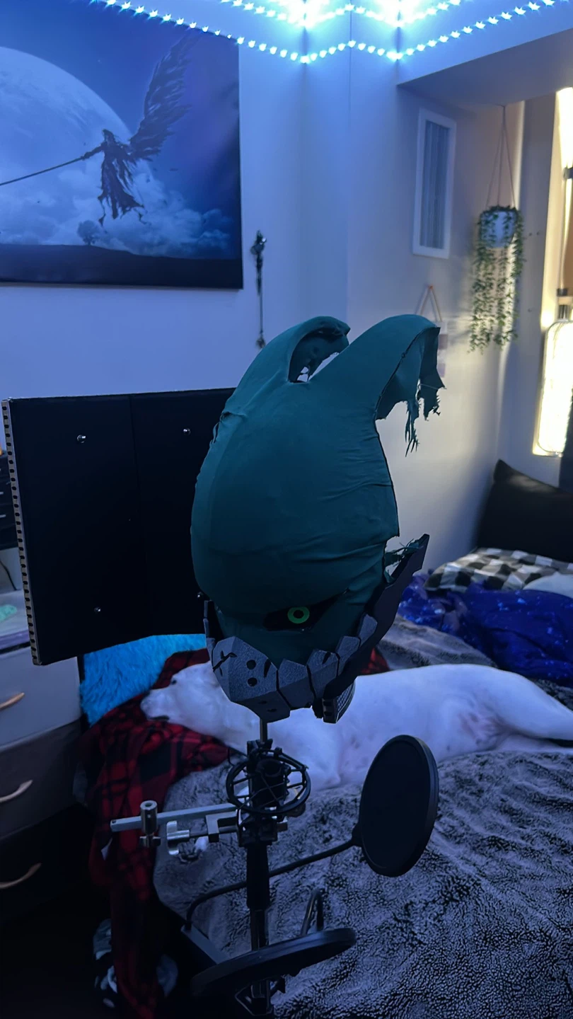 Dark deku Mask from my hero academia