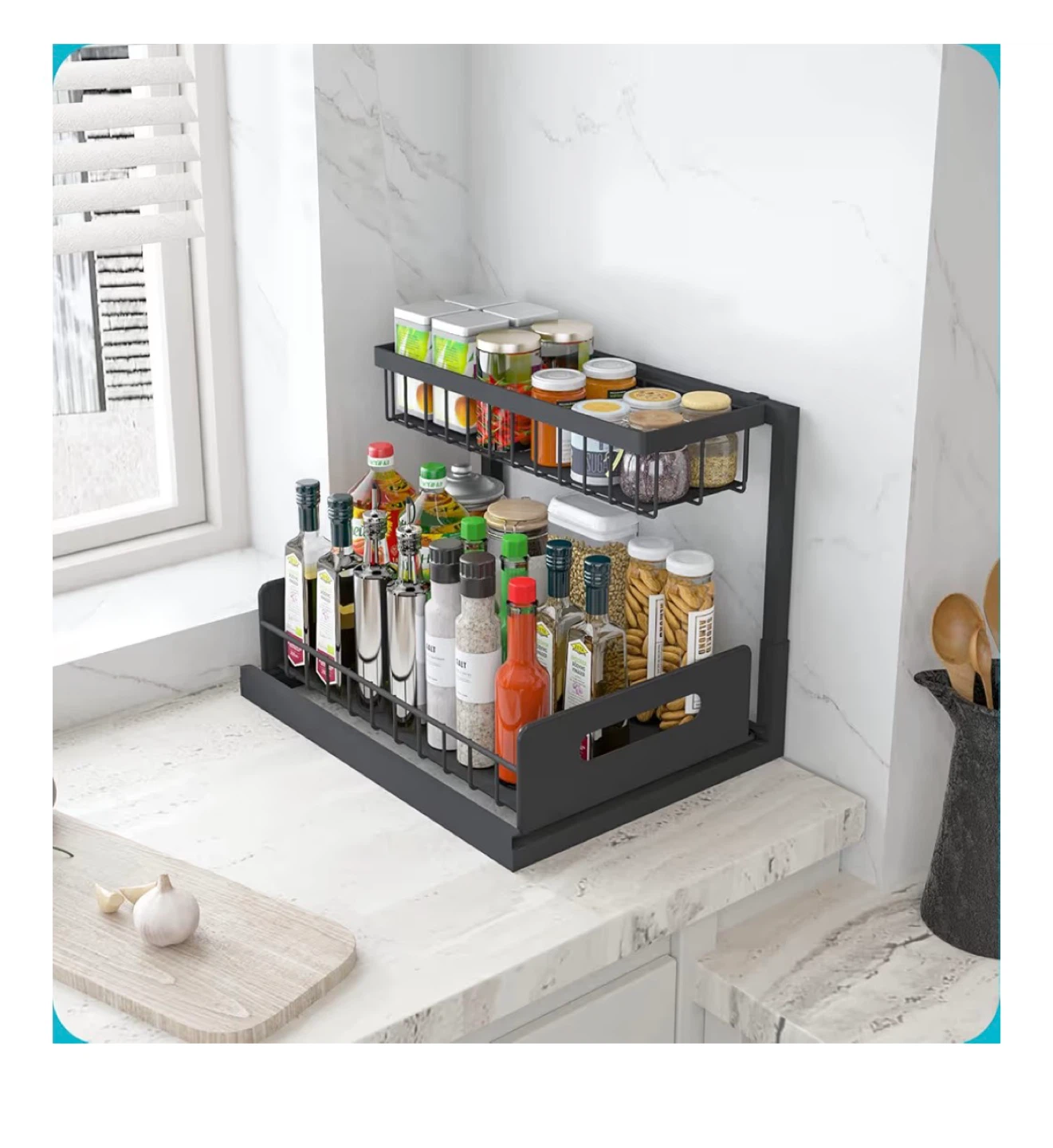 2-Tier Slide-Out Organizer Shelf - photo 5