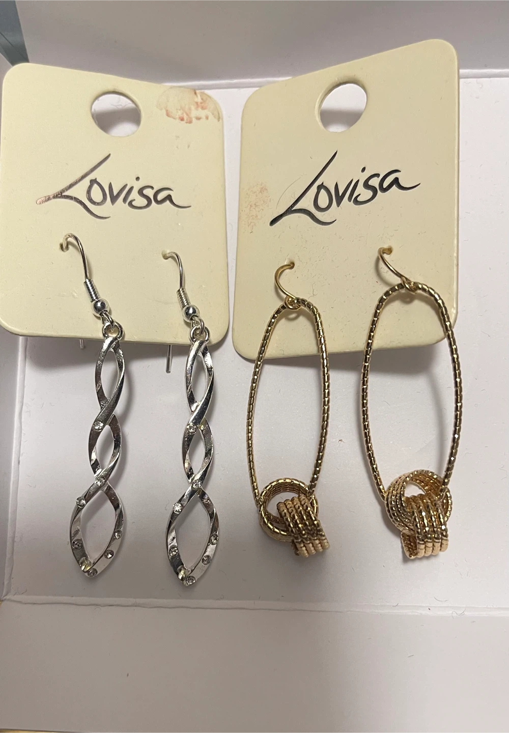 Lovisa Earrings - Silver and Gold Tones