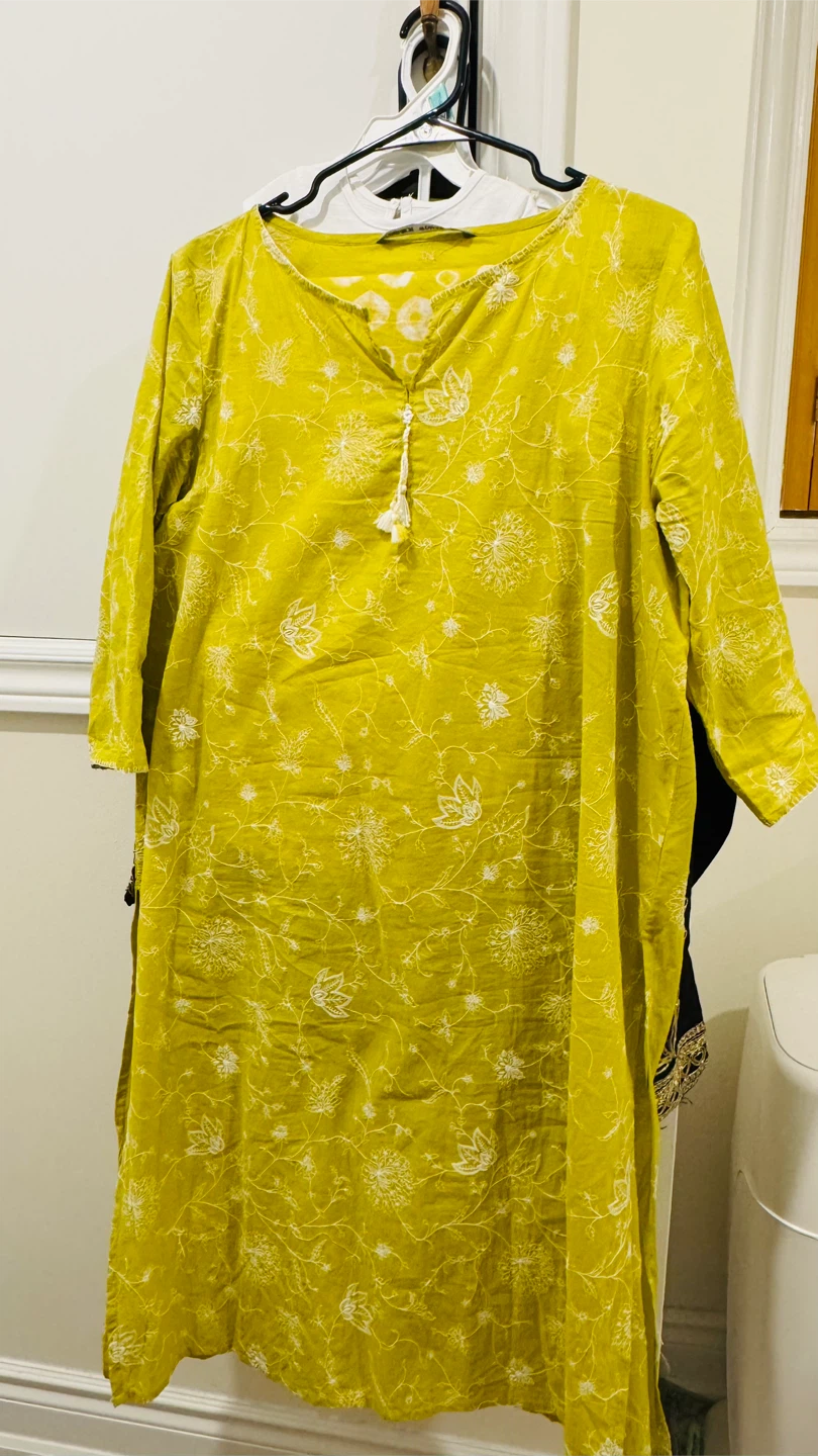 GENERATION brand (16 size) Yellow Kurti and Pants Set