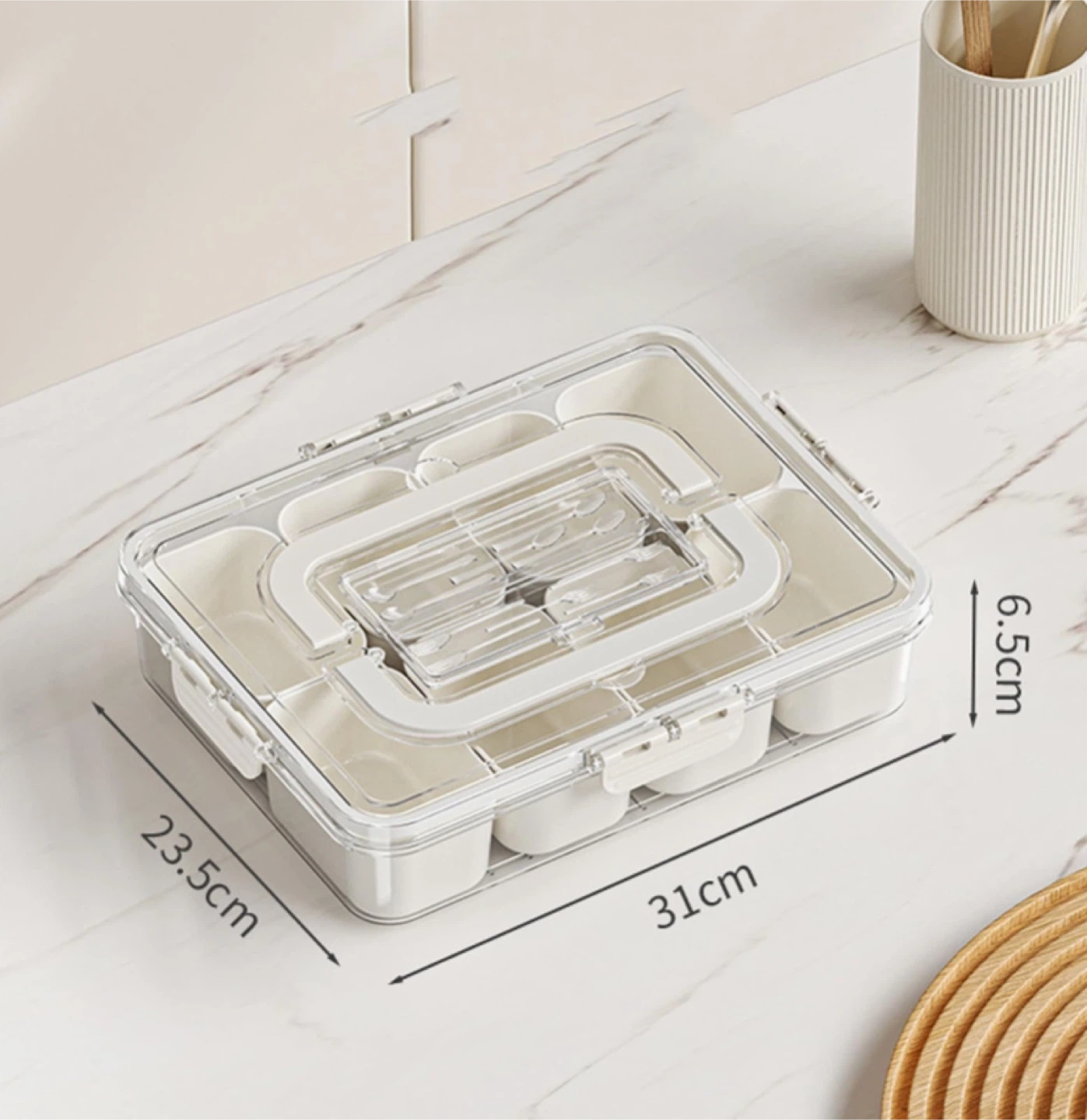 Snackle Box,  Divided Serving Tray - photo 3
