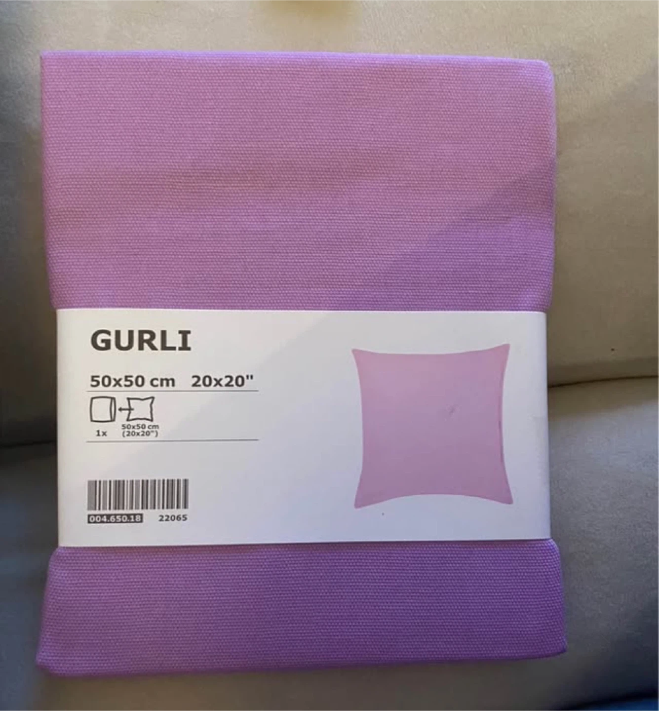 3-pack IKEA GURLI Lilac Pillow covers cushion 20in x 20