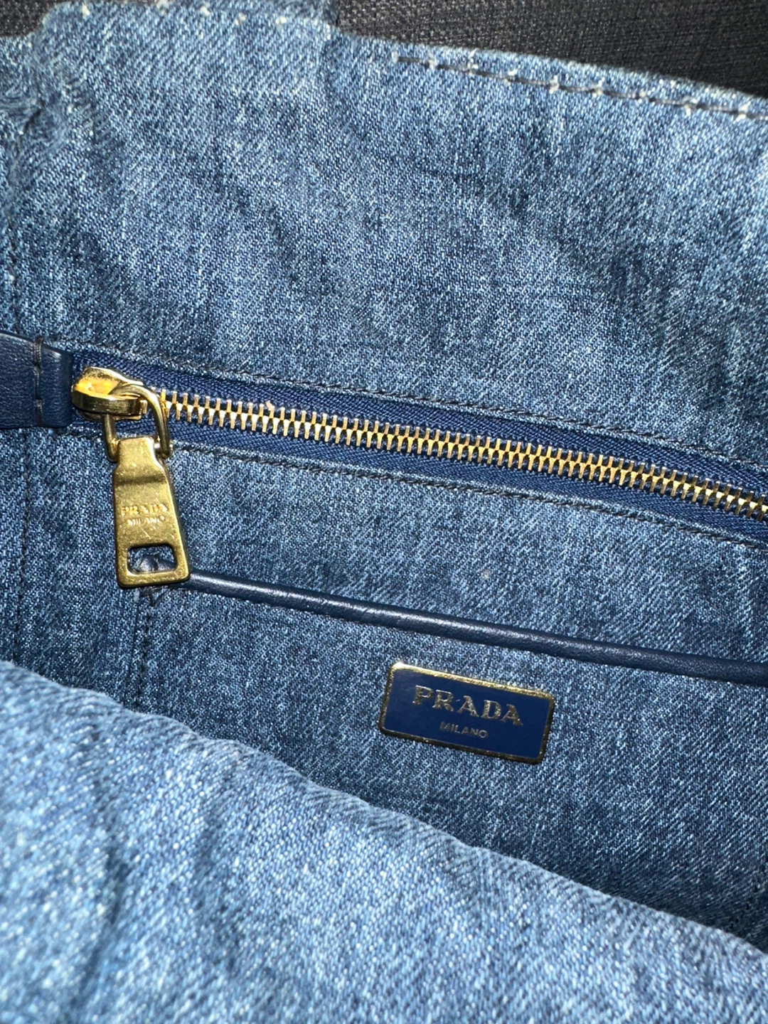 Prada Denim  canapa Tote Bag - photo 5