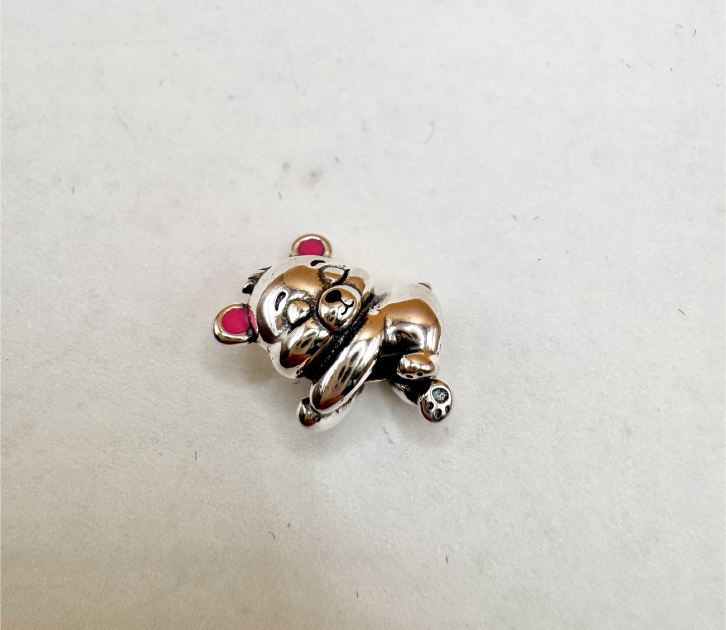 Sterling Silver "Sleeping Bear" Charm - photo 2