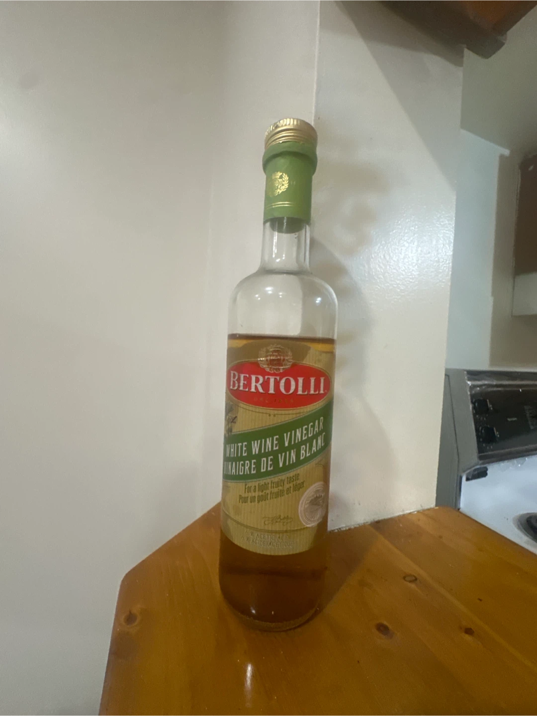 Bertolli White Wine Vinegar Bottle