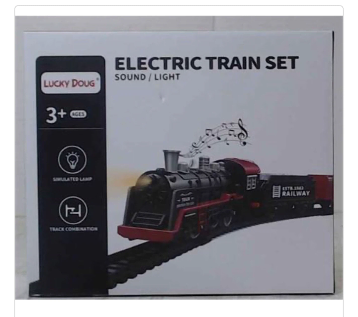 Toy Electric Train Set with Sound & Light - photo 2