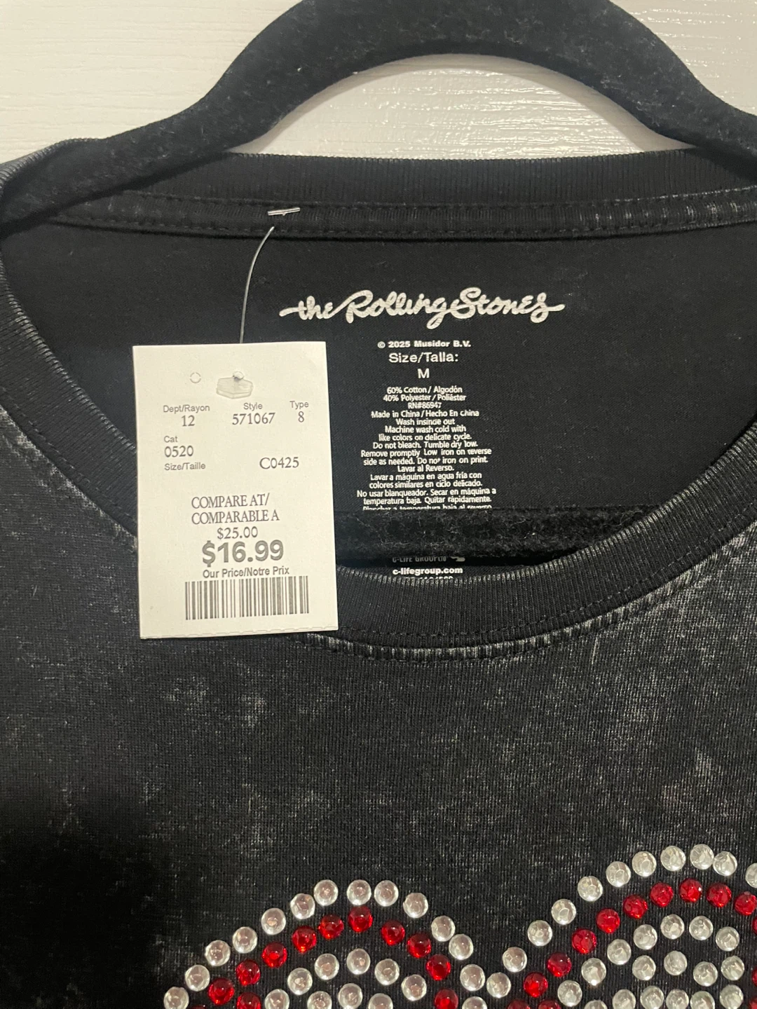 The Rolling Stones T-Shirt Size Medium - photo 2