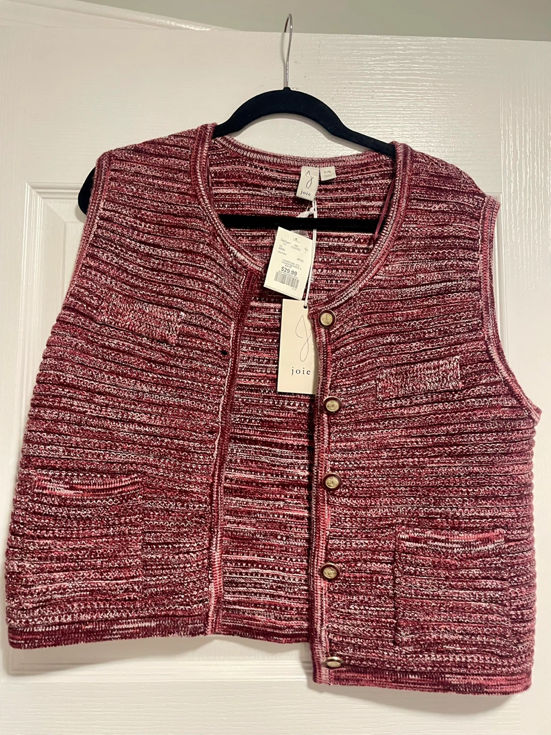 Joie Knit Vest - L/G
