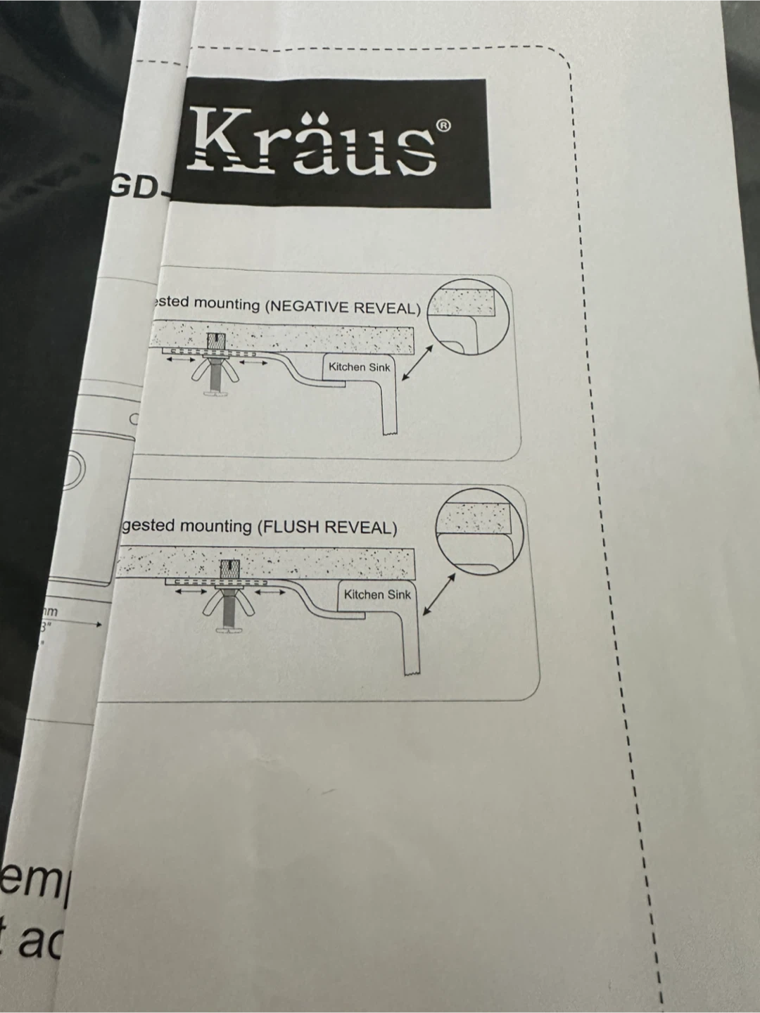 Brand New Kraus Kitchen Sink