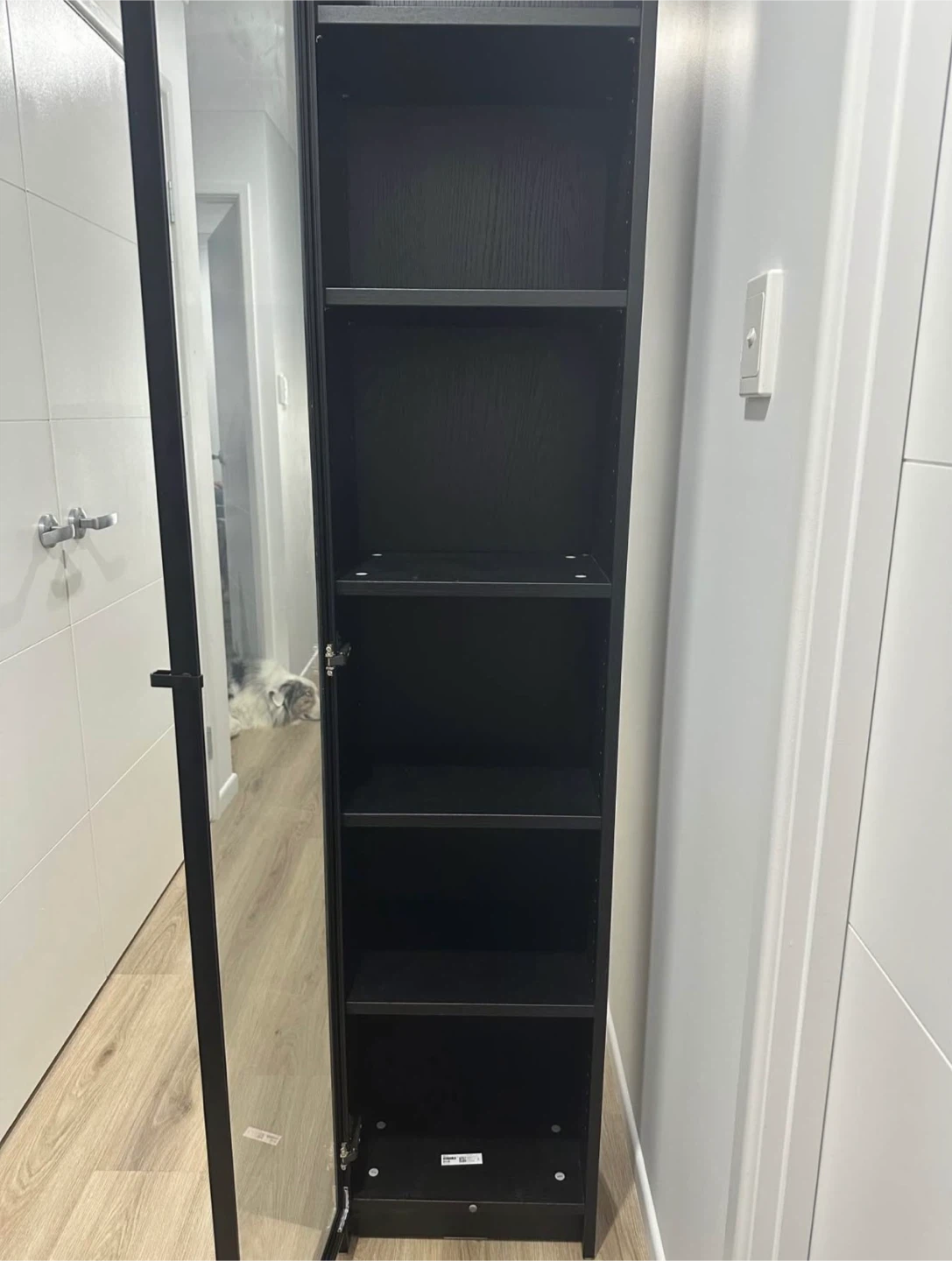 IKEA Billy bookcase with smoky glass door - photo 4