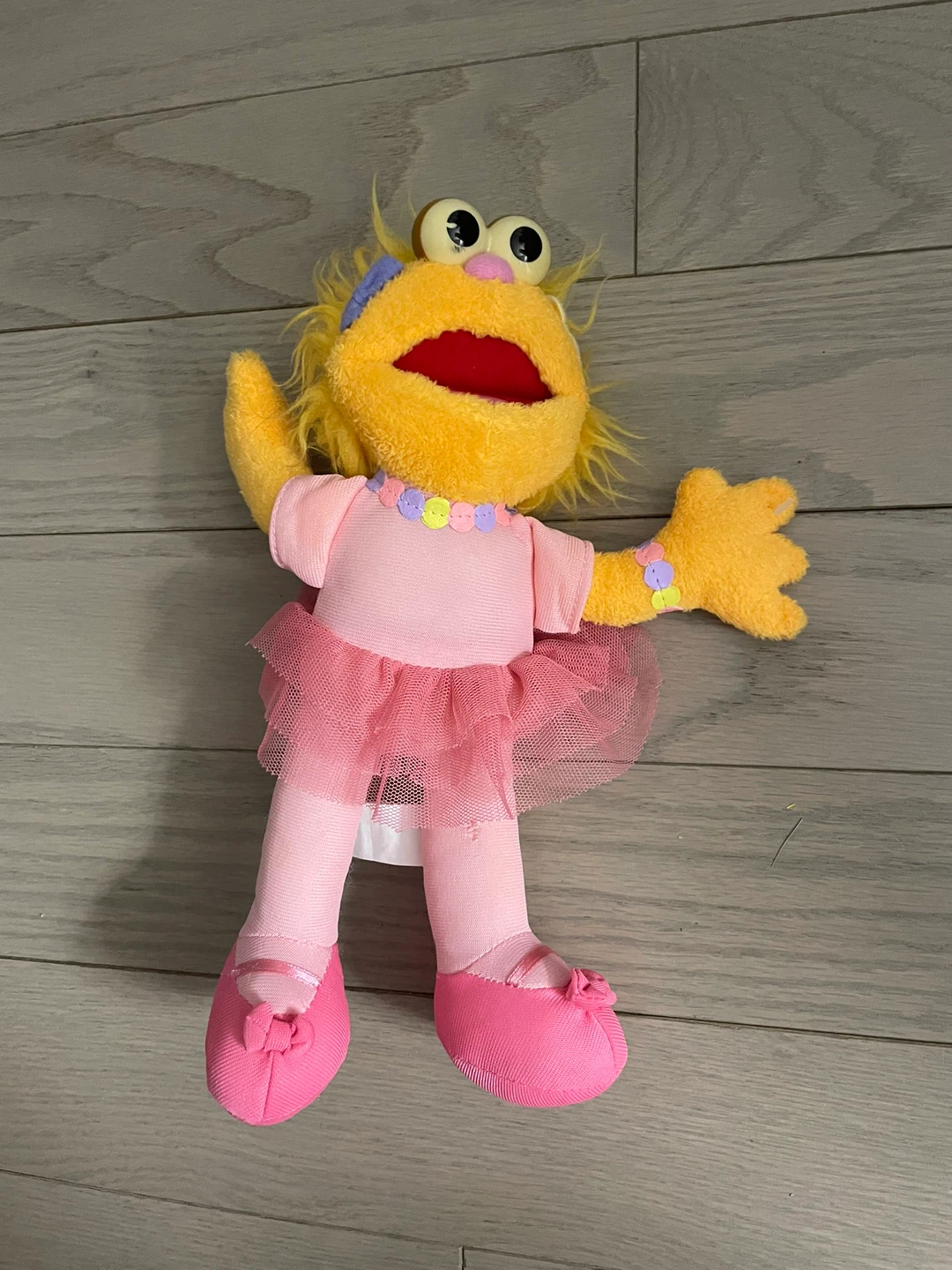 Sesame Street Live Zoe Ballerina Plush Toy