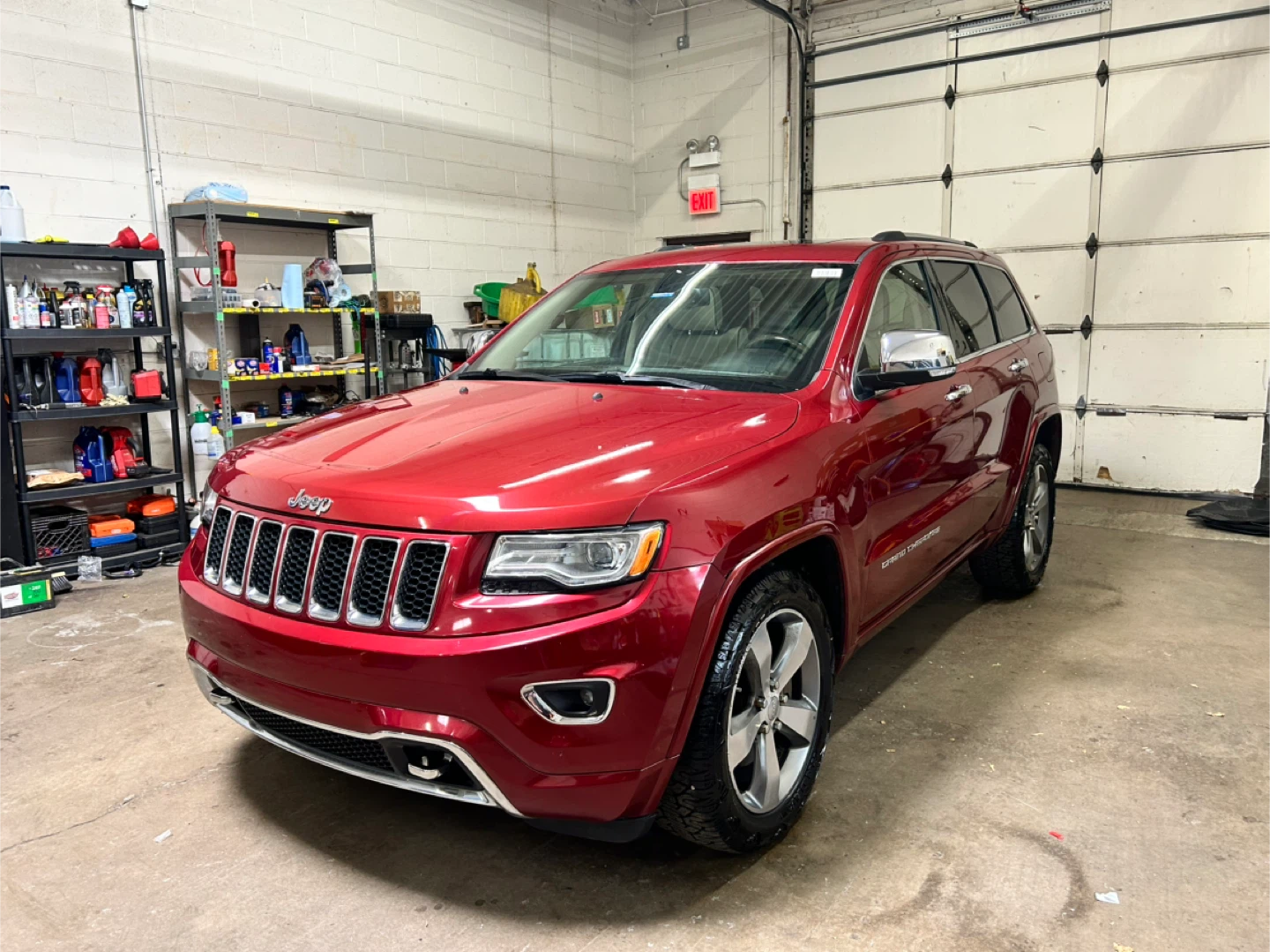 2014 Jeep Grand Cherokee Overland Red