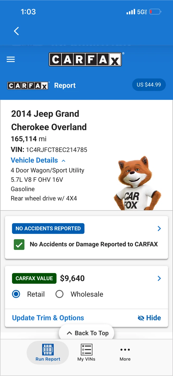 2014 Jeep Grand Cherokee Overland Red - photo 3