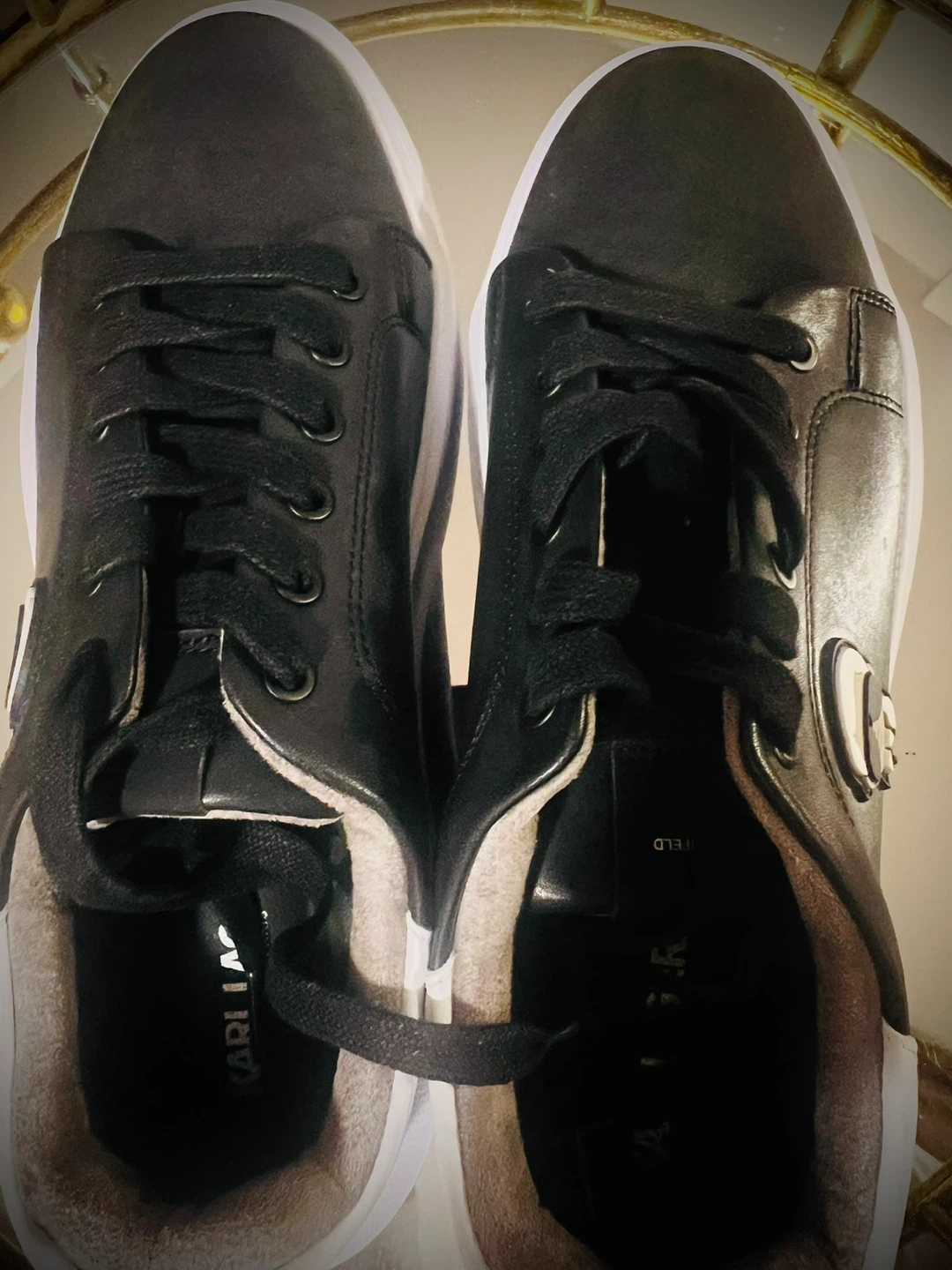 Karl Lagerfeld Karl Head Sneaker in Black Size 11 New - photo 2
