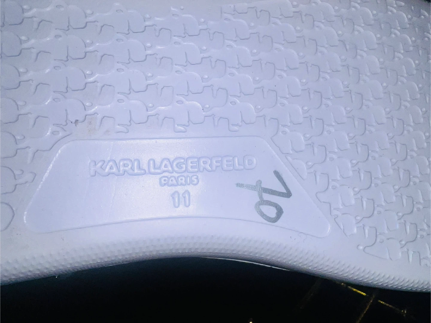 Karl Lagerfeld Karl Head Sneaker in Black Size 11 New - photo 3