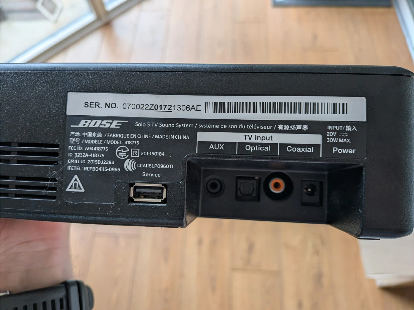 Bose Solo 5 TV Sound System - photo 2
