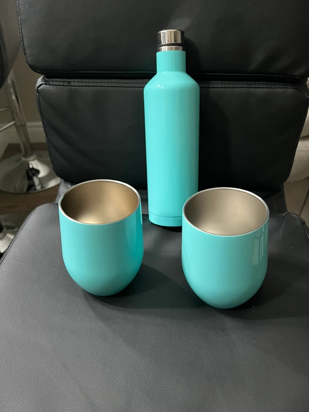 Turquoise Insulated Water Bottle and Tumbler Set - photo 2