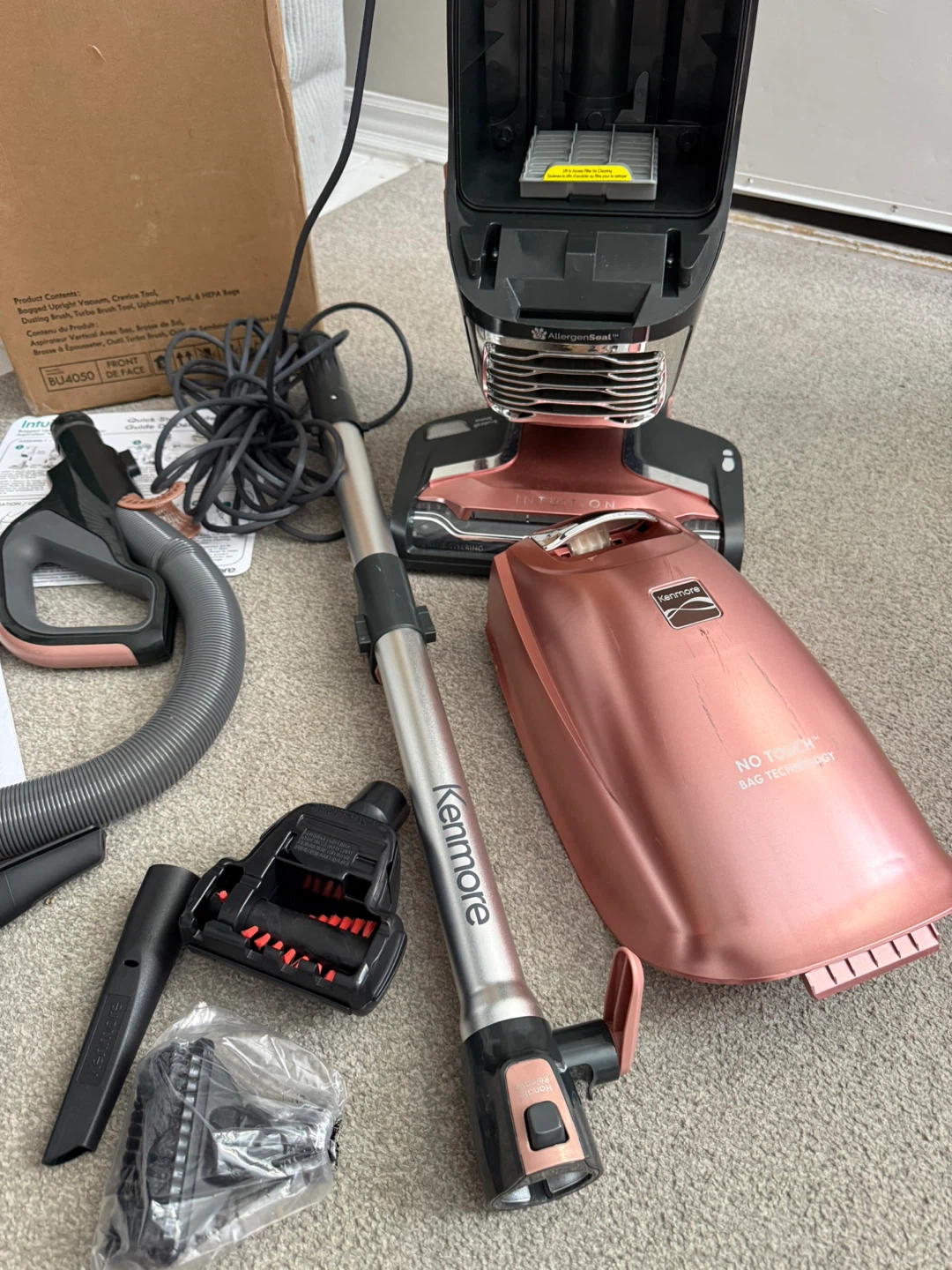Kenmore Bagged Upright Vacuum, Broken Clip - photo 2