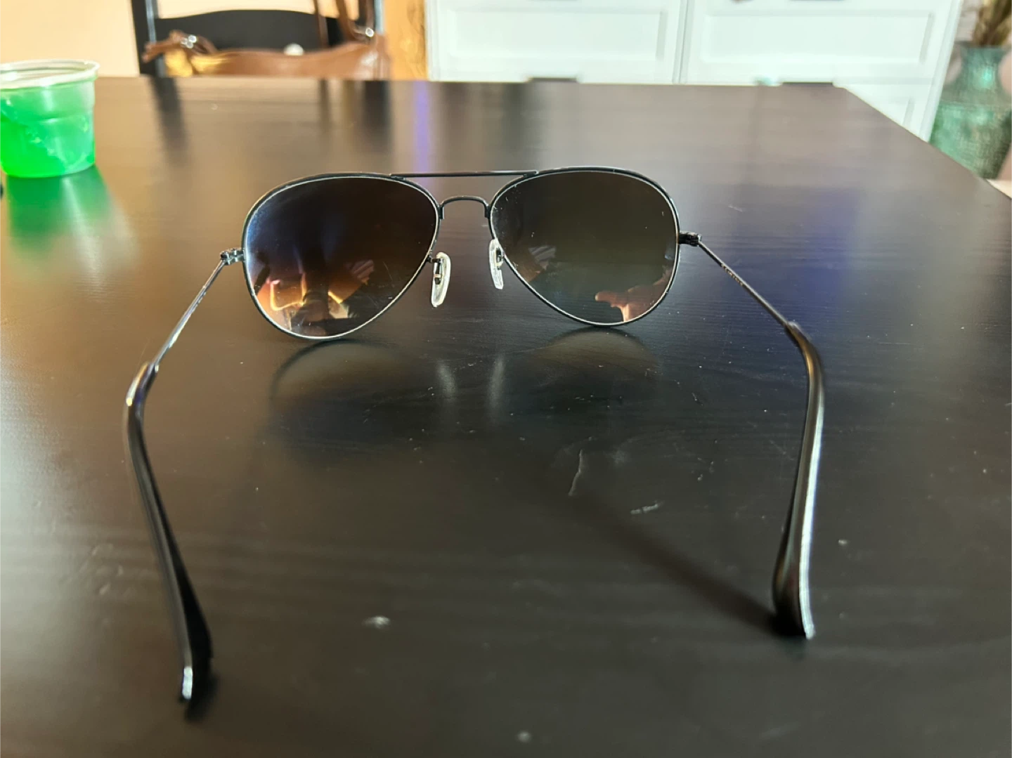 Ray-Ban Aviator Sunglasses - Black Frame - photo 5