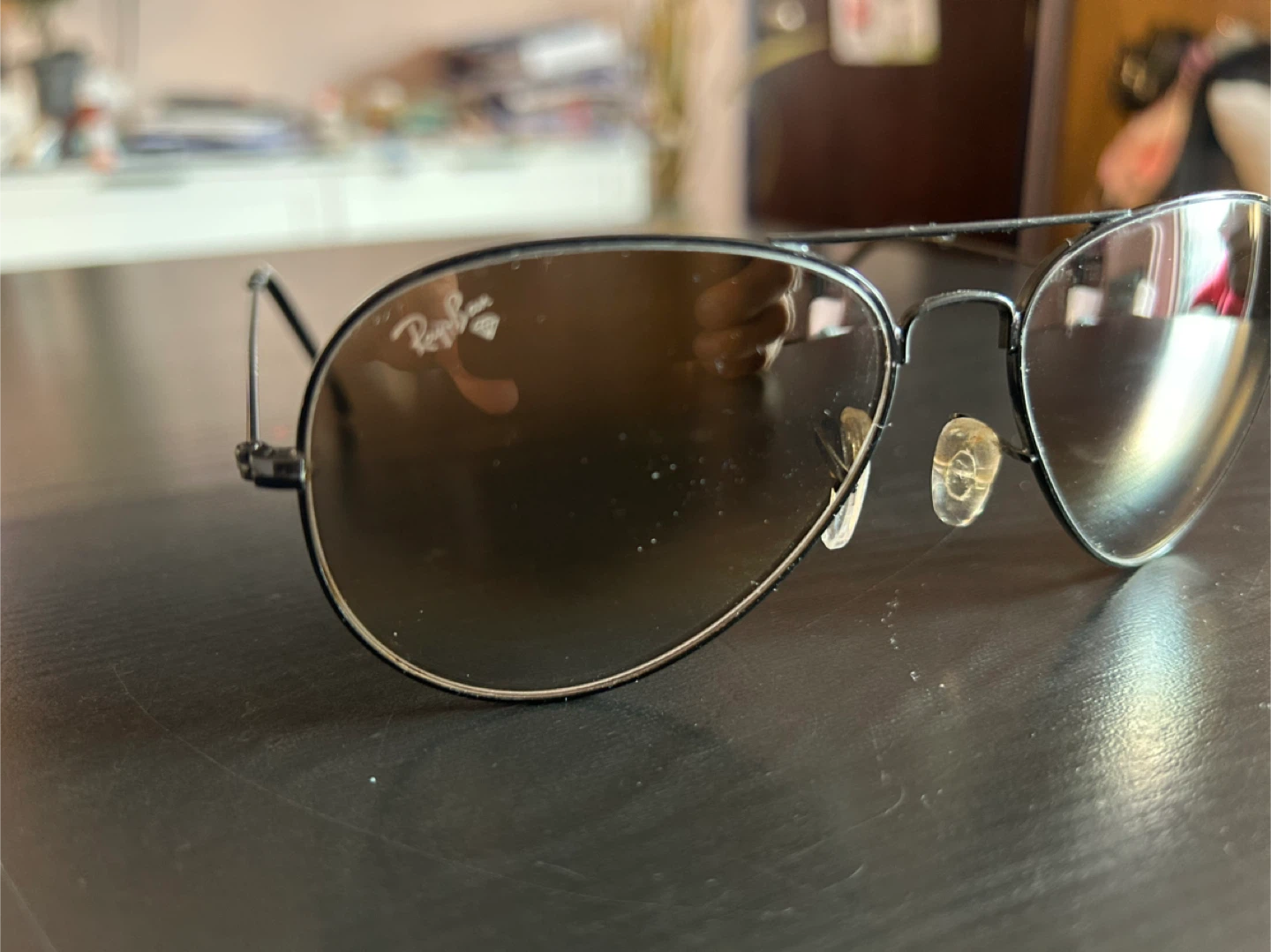 Ray-Ban Aviator Sunglasses - Black Frame - photo 3