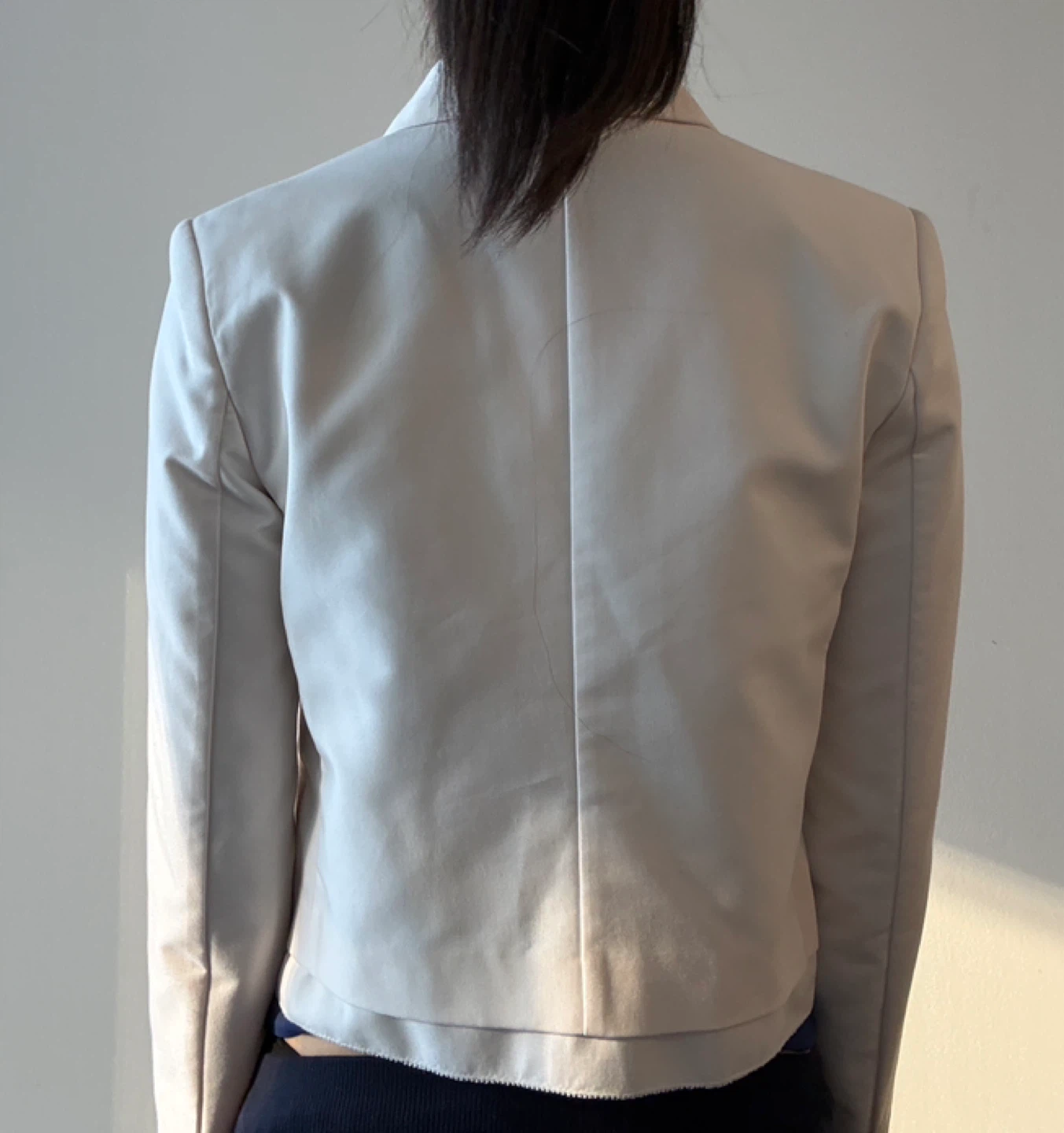 Lumina Cream Button Blazer Jacket - Small NEW - photo 3