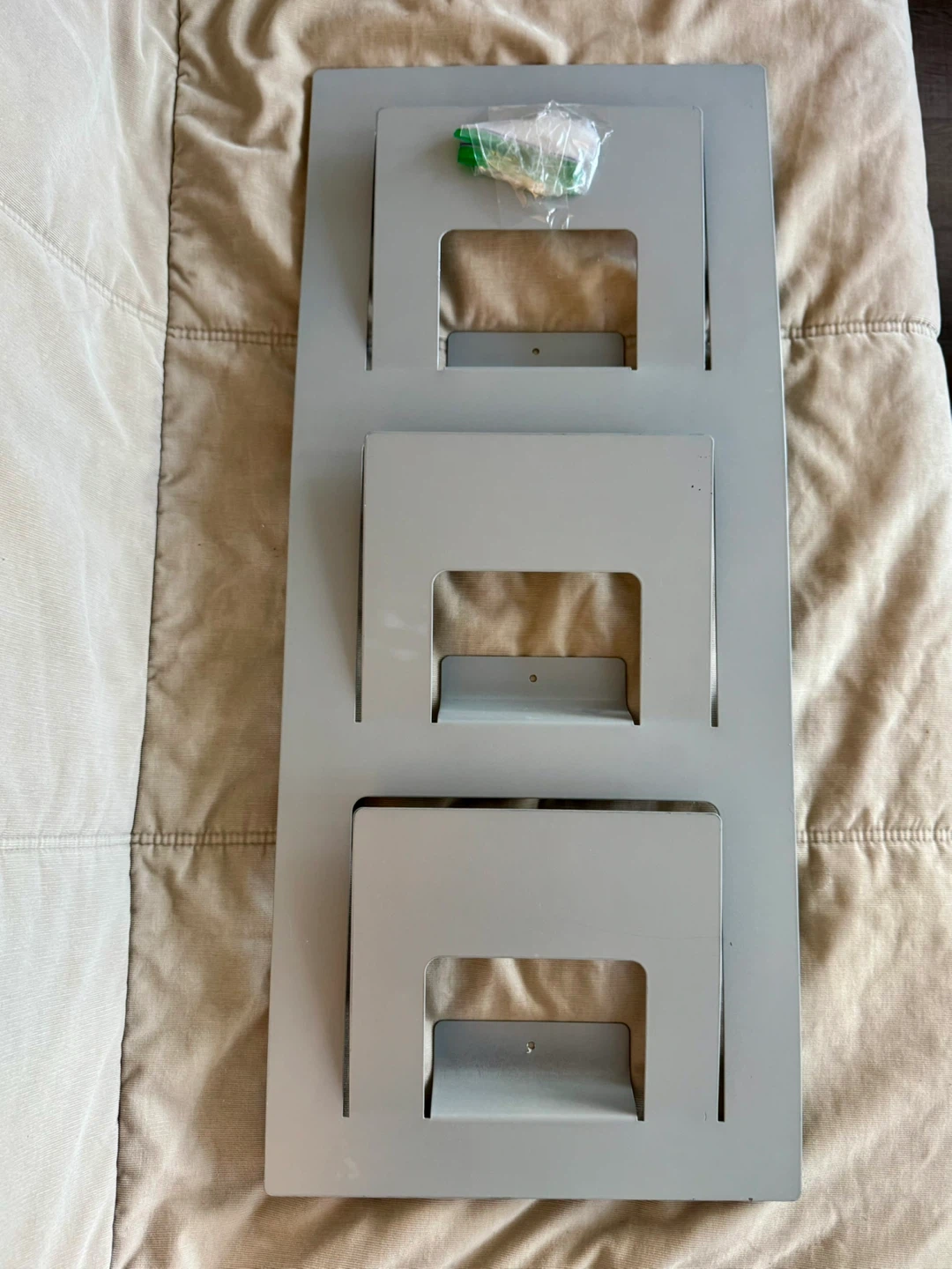 Grey 3-Tier Wall Organizer - IKEA SKRISSEL