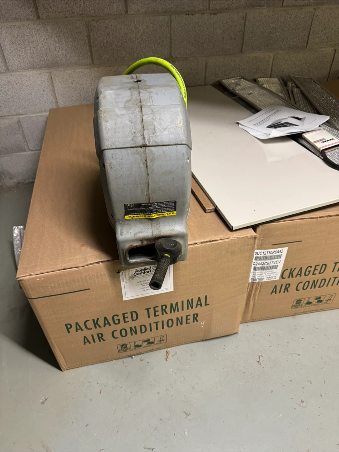 Grey Air Hose Retractor Reel