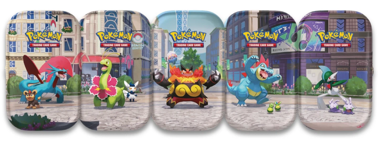 Pokemon Trading Card Game Tins - Set of 5 - photo 2