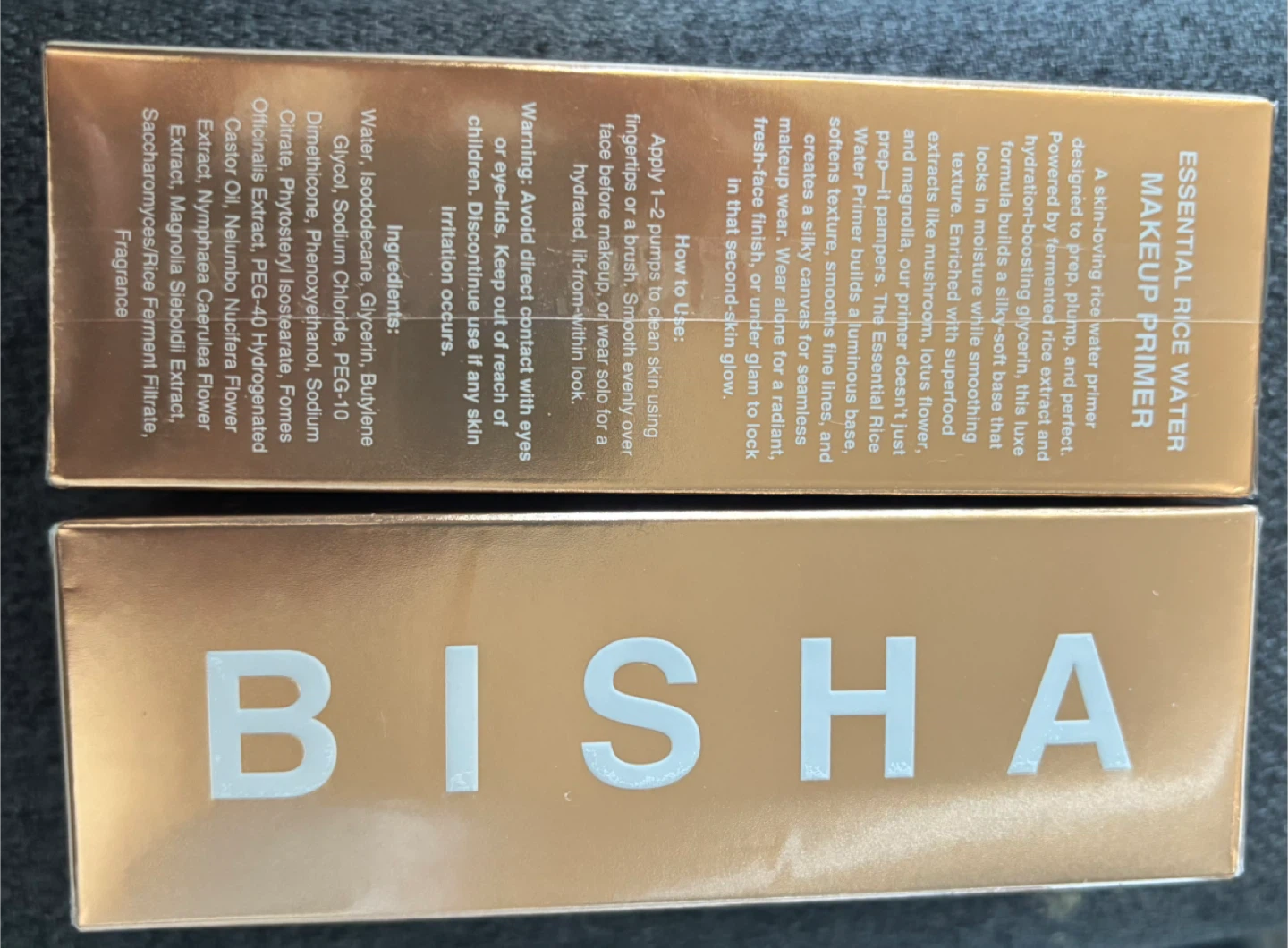 BISHA rice water makeup primer
