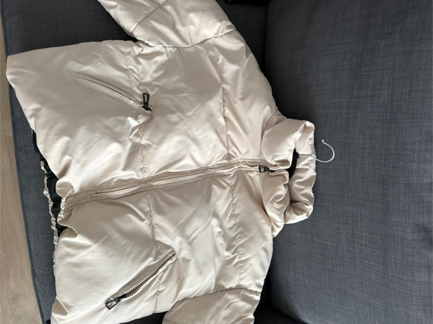 Cream Puffer Jacket