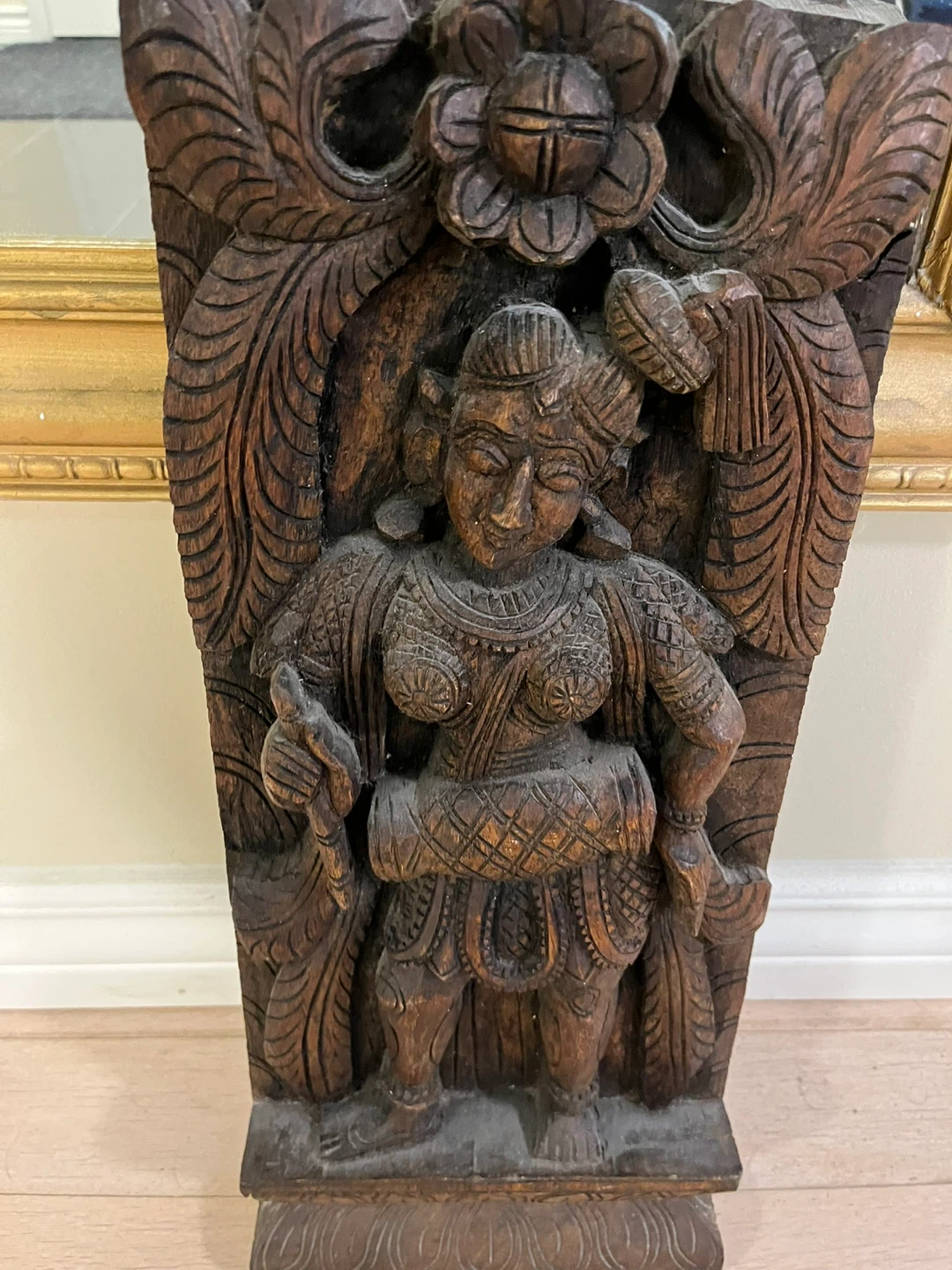 Carved Wooden Figurine Sculpture