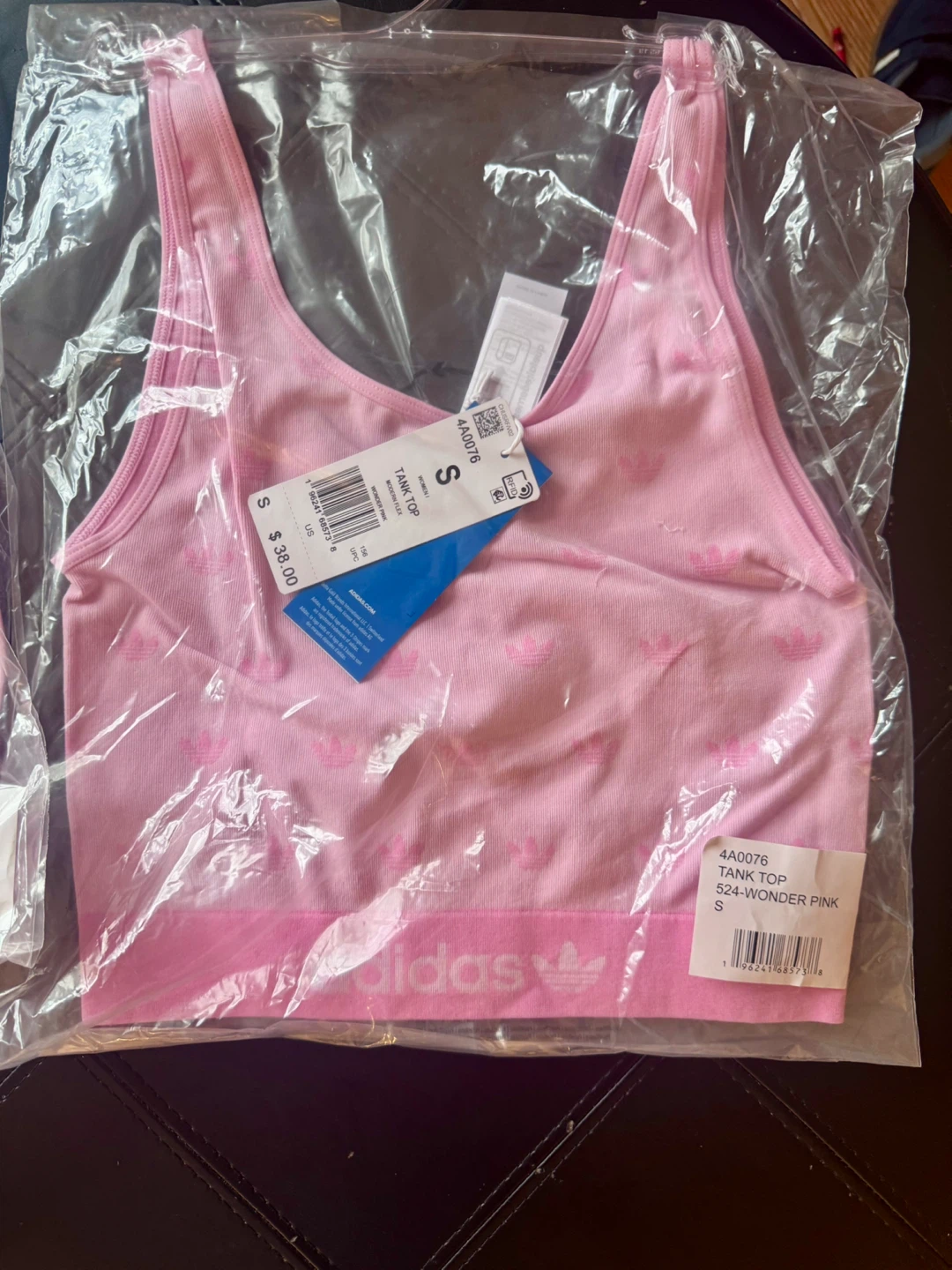 Adidas Women's Pink Tank Top Size S