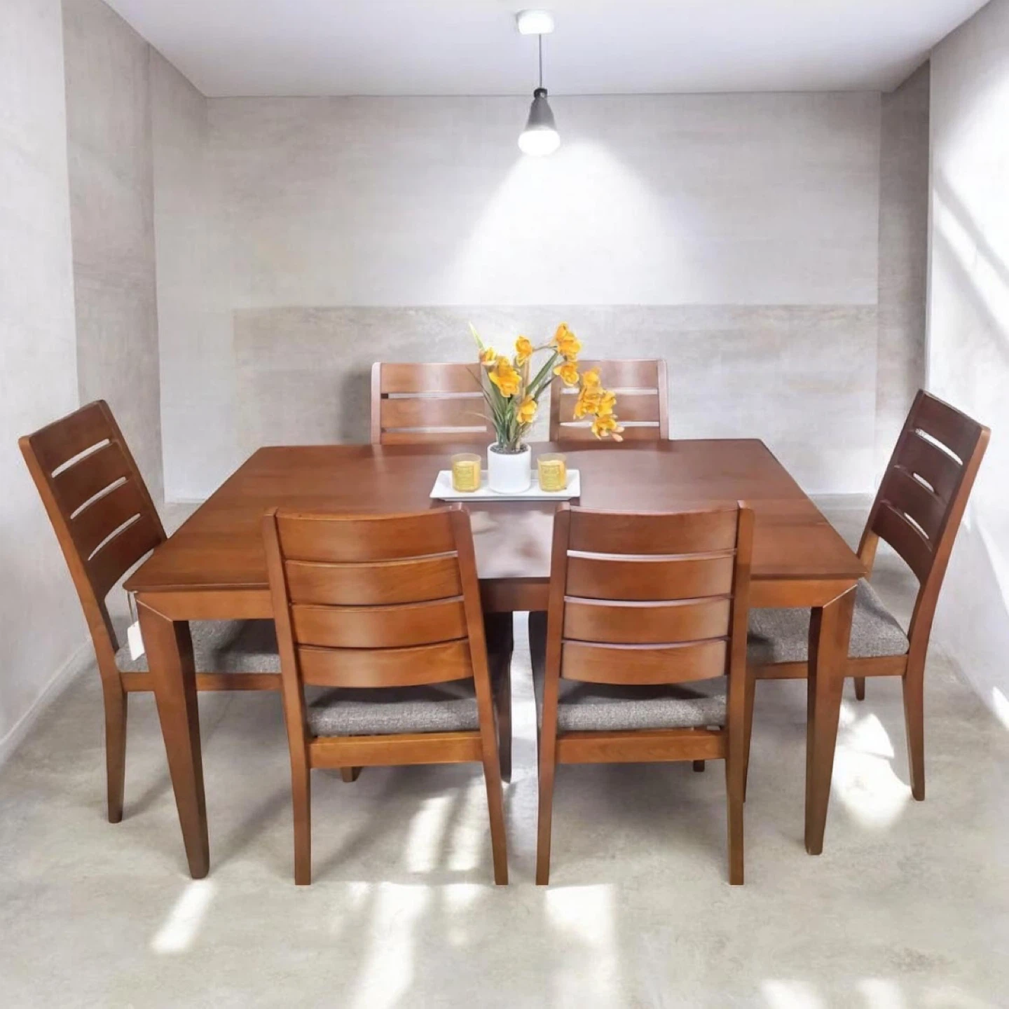 New Mid Century Modern 7 Piece Kitchen Dining Set
