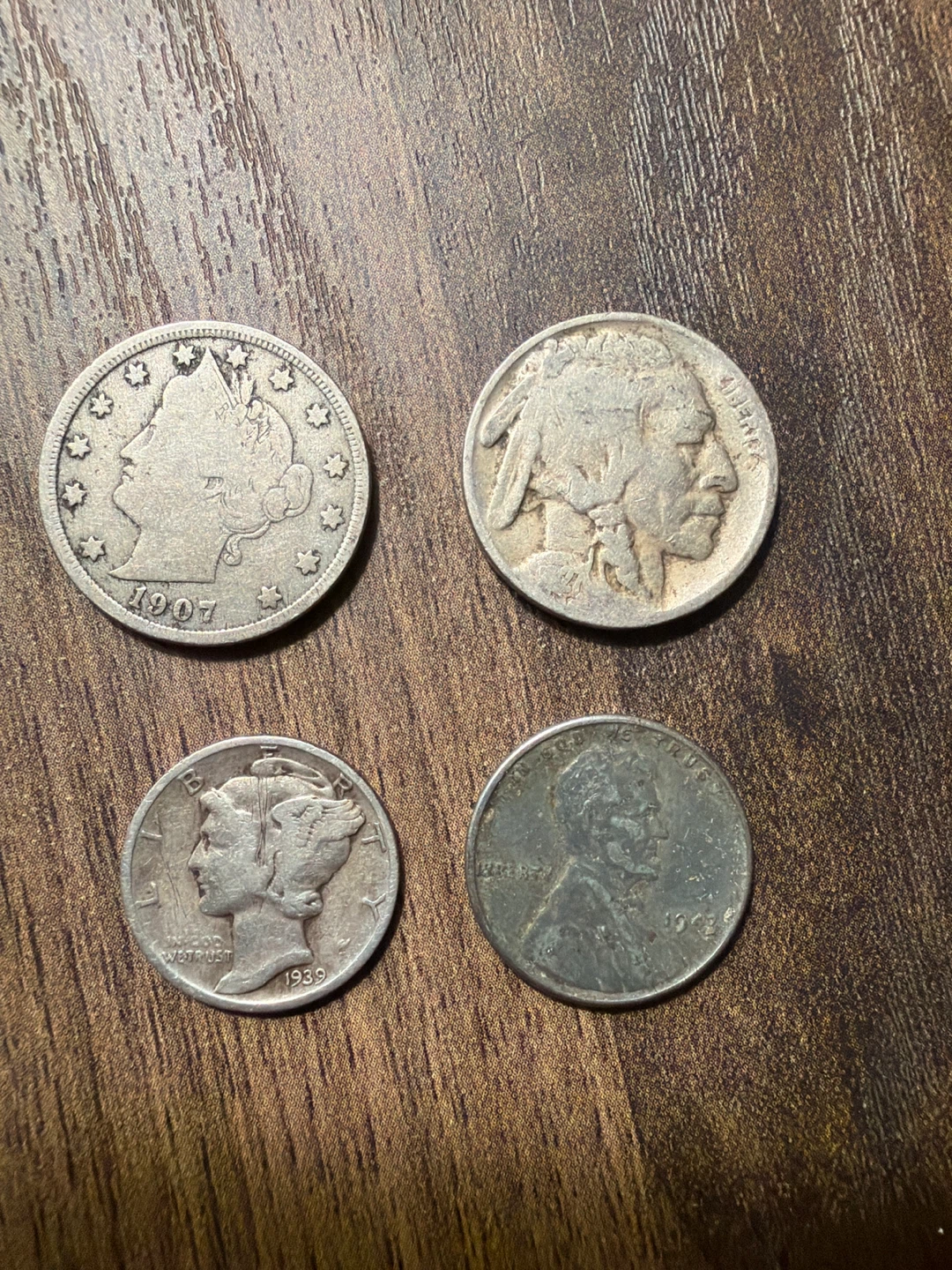 Collection of 4 Vintage US Coins