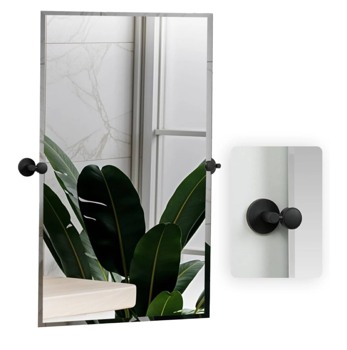 Hamilton Hills Framed Tilt/Tilted/Tilting Mirror 20x30