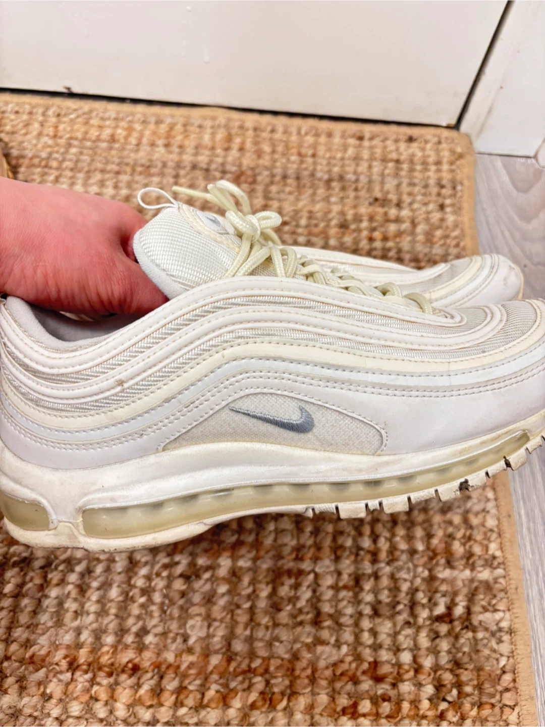 Nike Air Max 97 White Sneakers - Size 10 US - photo 2