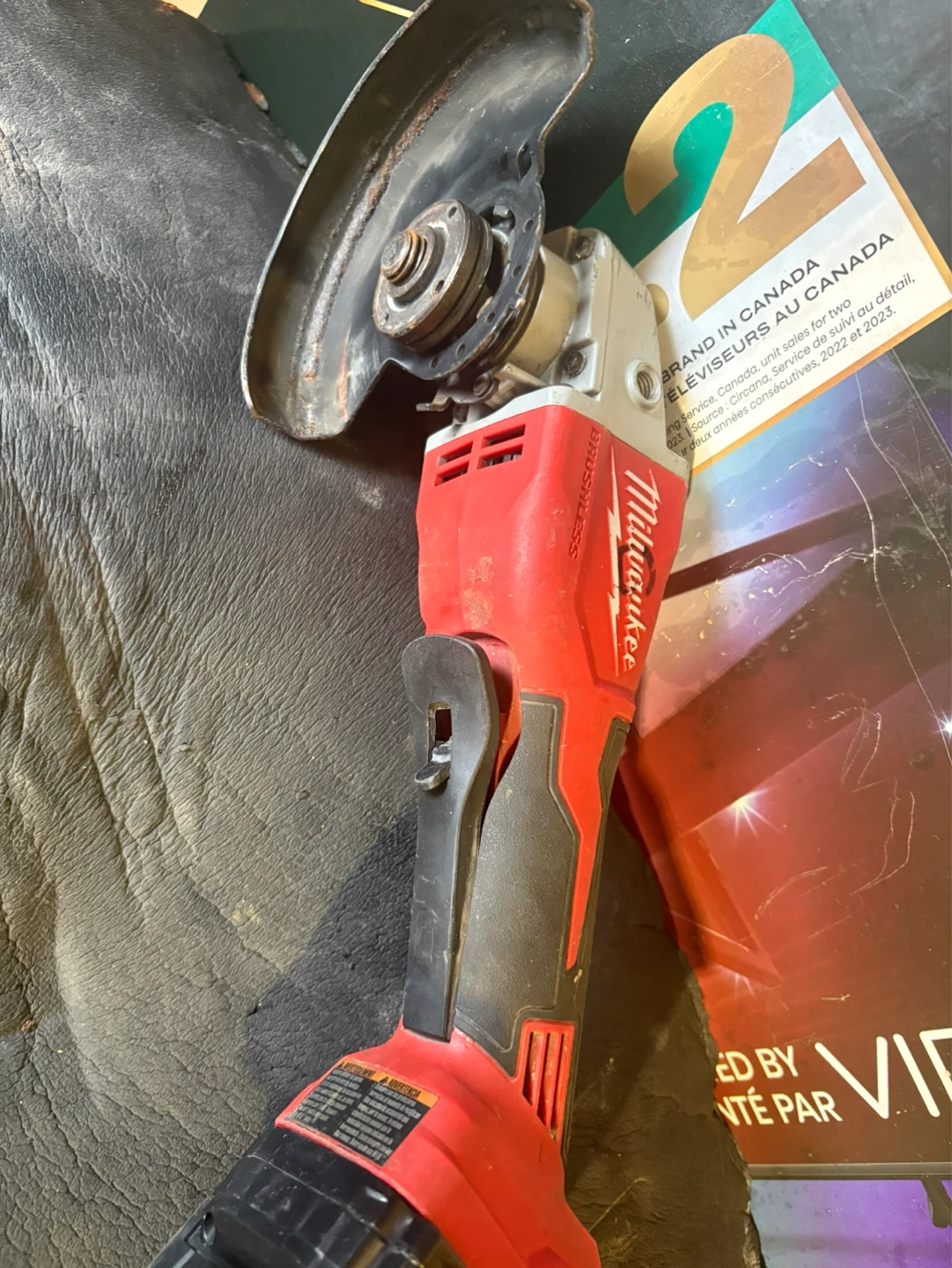 Milwaukee M18 18V Fuel Cordless Angle Grinder - photo 5