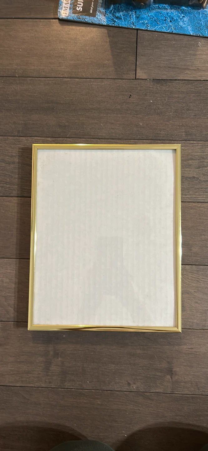 Gold Metal Picture Frame