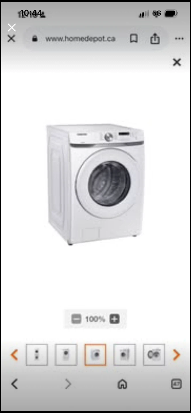 New Samsung 4.5 cu. ft. High-Efficiency Front Load Washer