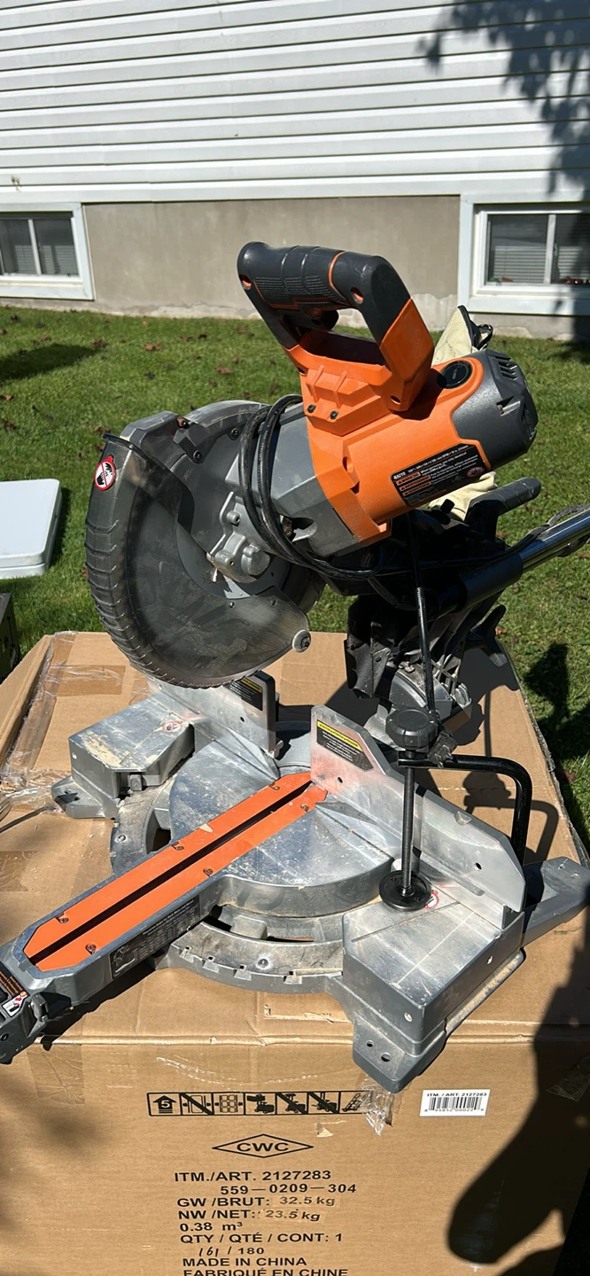 Ridgid 10-Inch Sliding Compound Miter Saw - photo 2