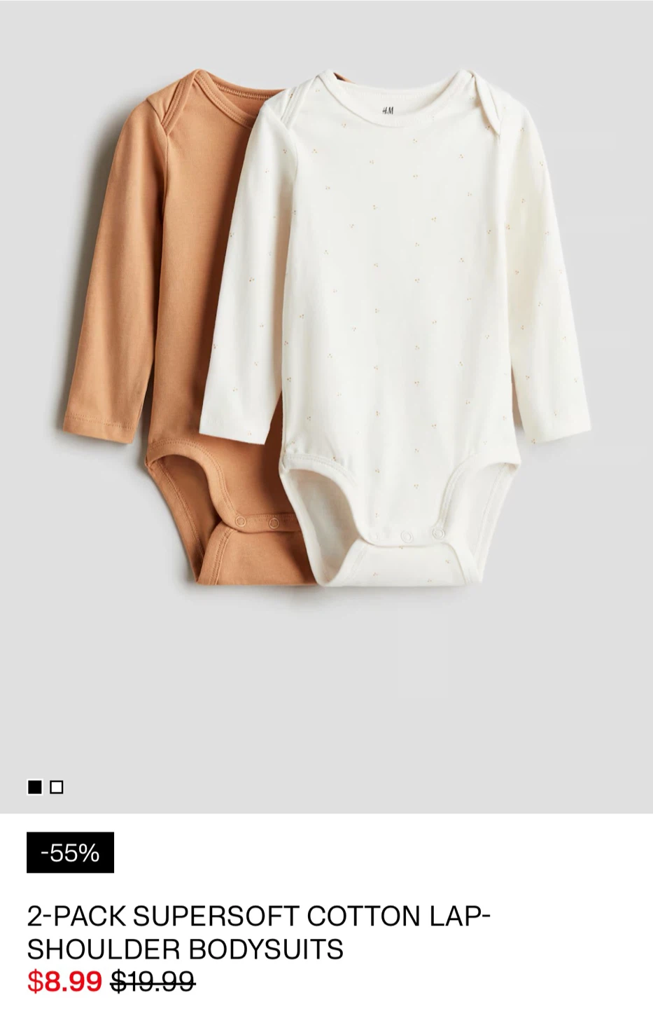 Baby Bodysuits - 3 Months (2-Pack)