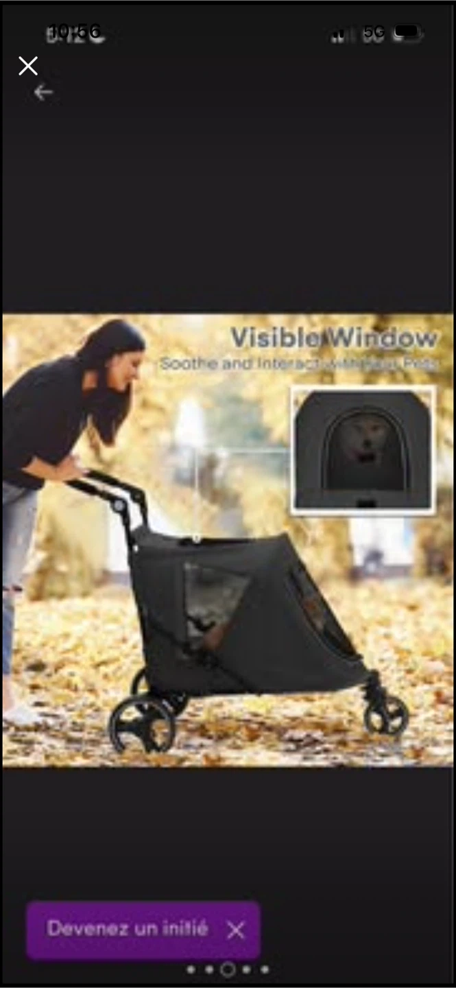 New Black Pet Stroller - photo 5