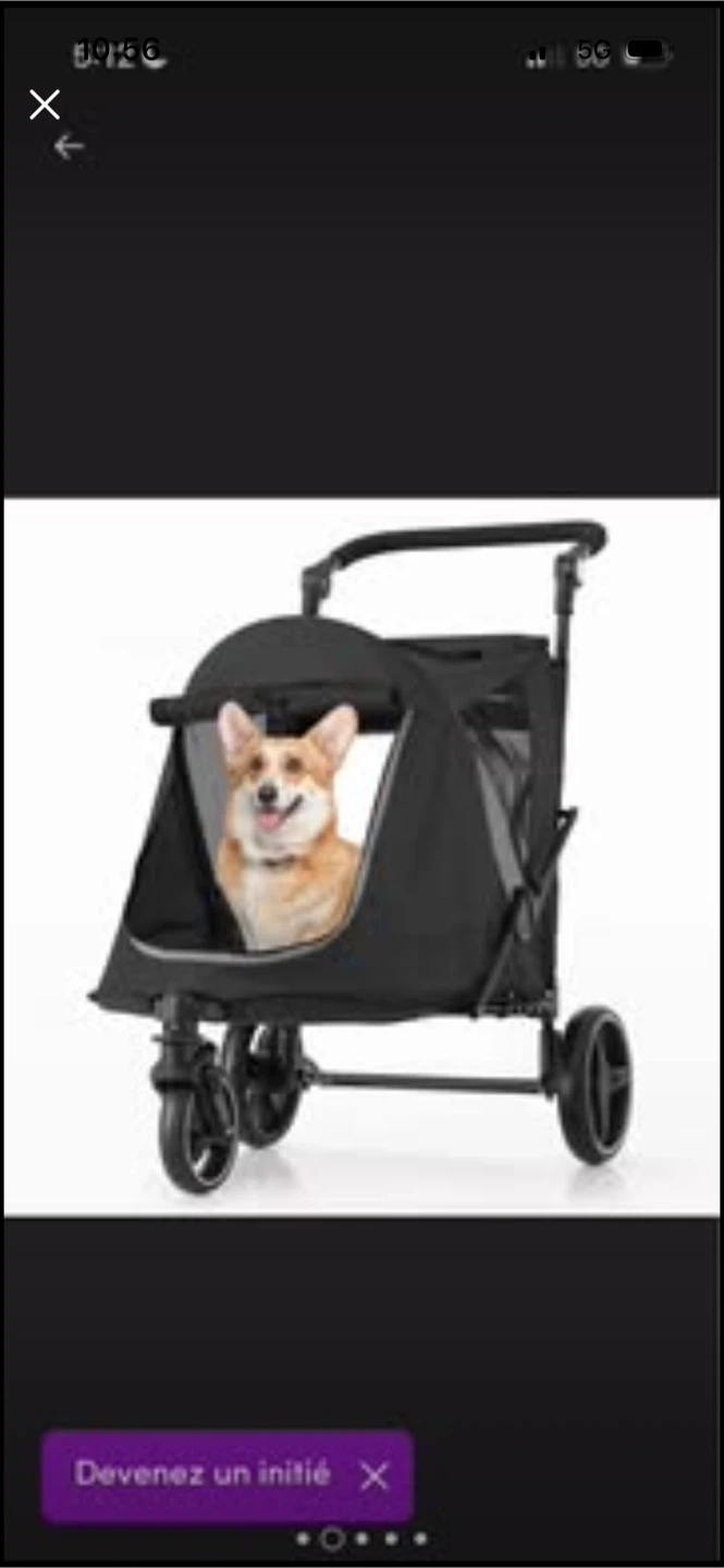 New Black Pet Stroller - photo 2