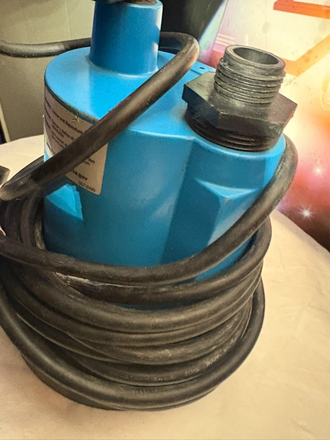 Simer 1/4HP Submersible Utility Pump - photo 5